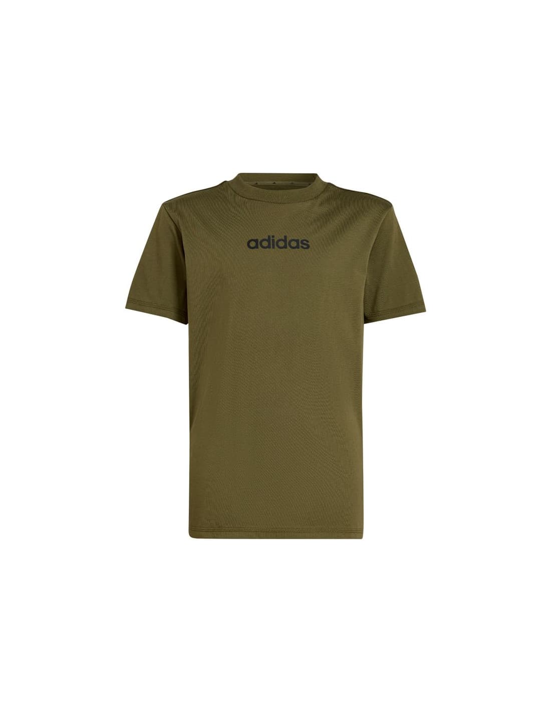 T-shirt adidas Enfant Lin 160 Vert foncé/Noir