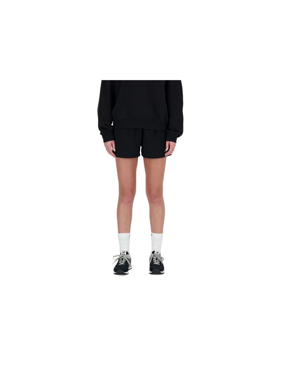 Pantalon New Balance French Terry Femme Les essentiels du sport Bk