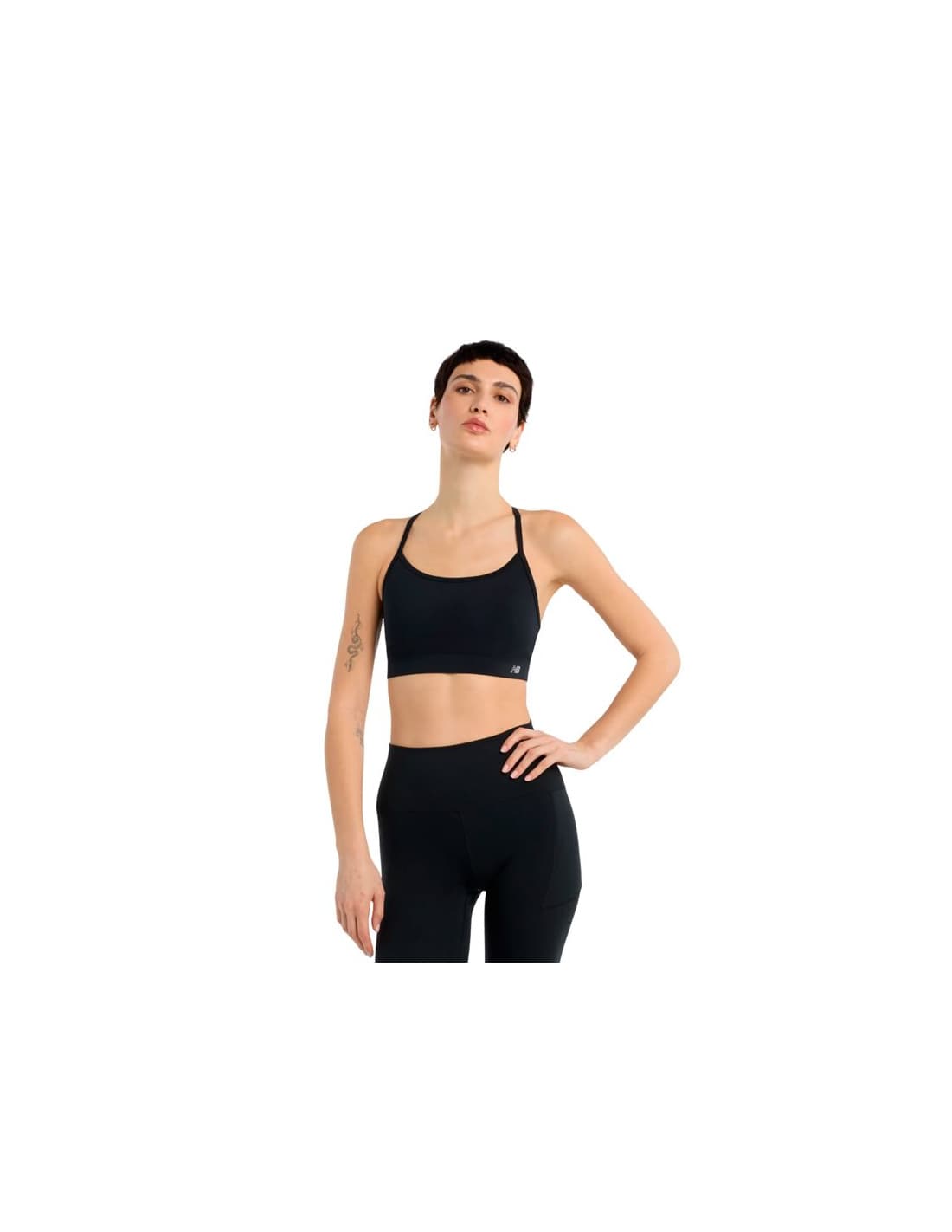 Brassiere de sport de Yoga et pilates New Balance Yoga Femme Nb Essential Bk