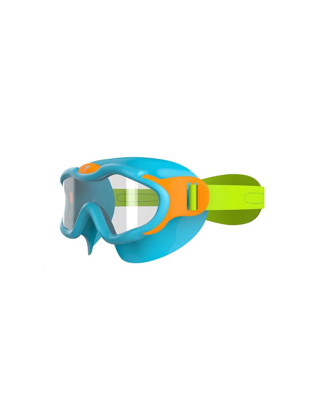Lunettes de natation Speedo Biofuse Mask Enfant Bleu/orange