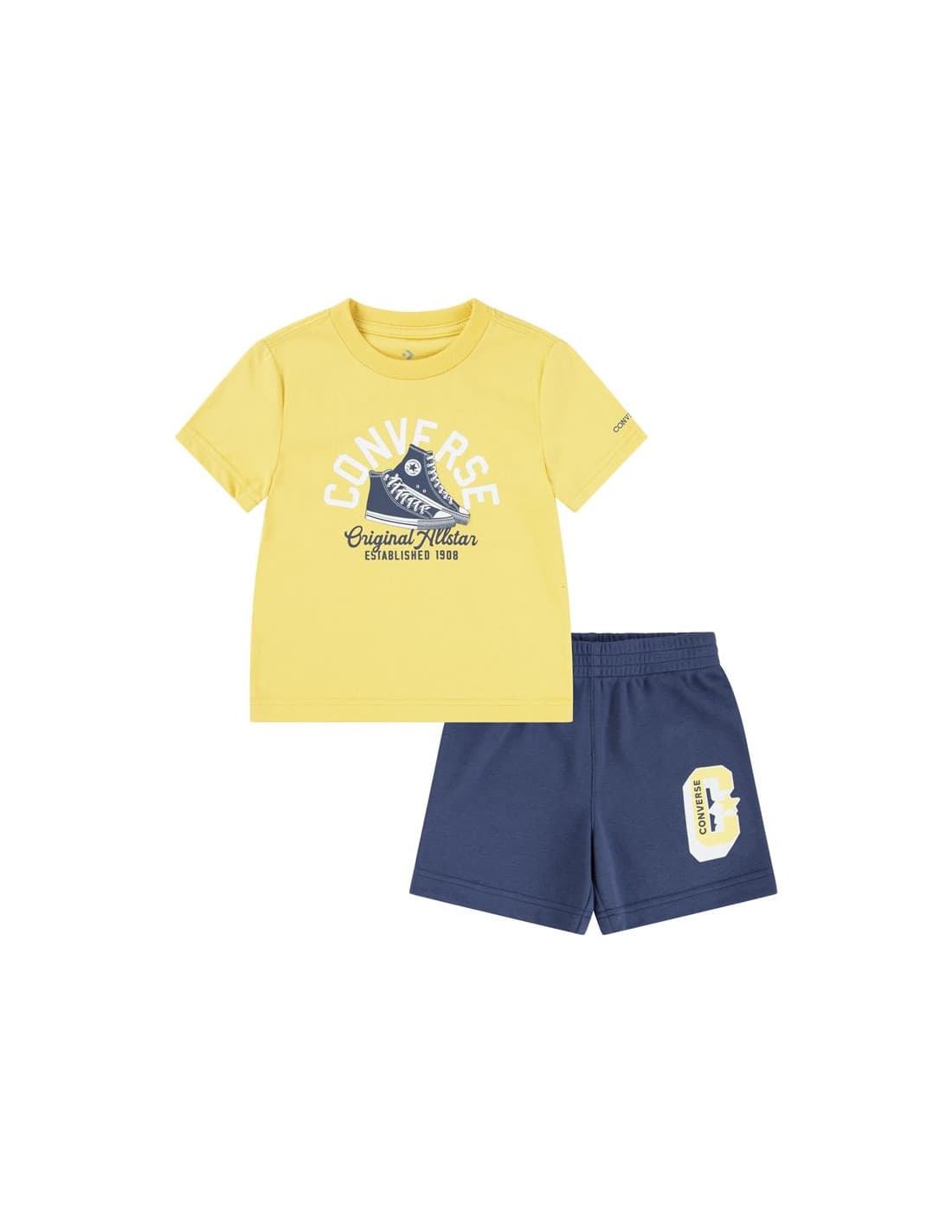 Set Converse Cnvb Retro Remix Ft Short Set Enfant Bleu Marine