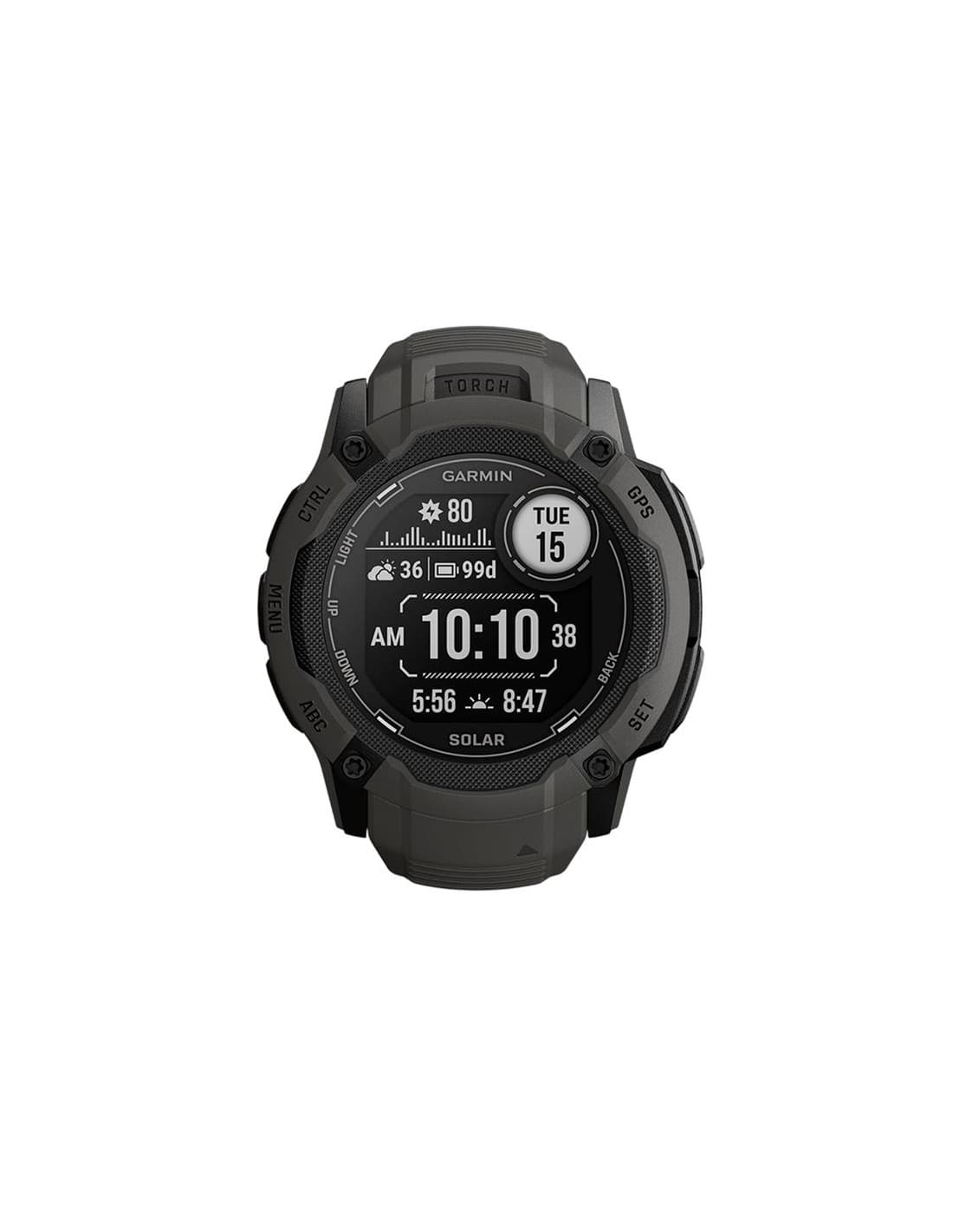 Montre Sportif Garmin Instinct 2X Solar Vert