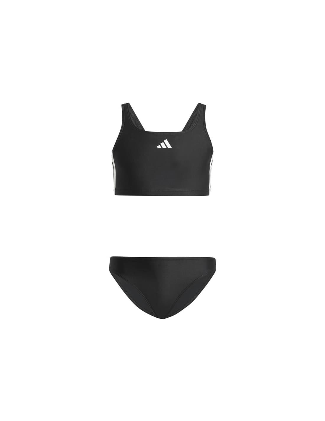 Bikini de Natation adidas 3 Bandes Bld Fille Noir/Blanc