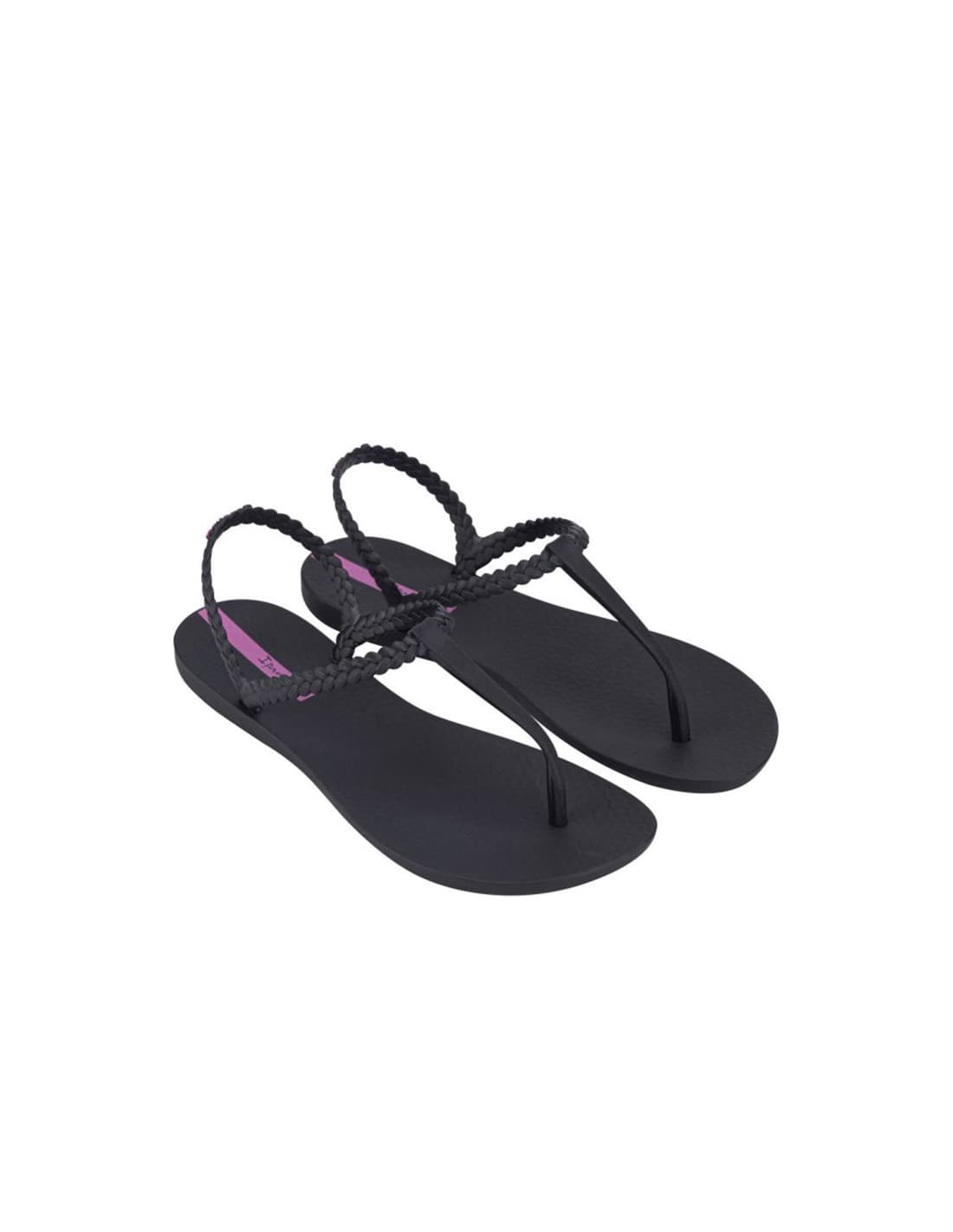 Sandales Ipanema Class Basic Femme Noir/Lilas