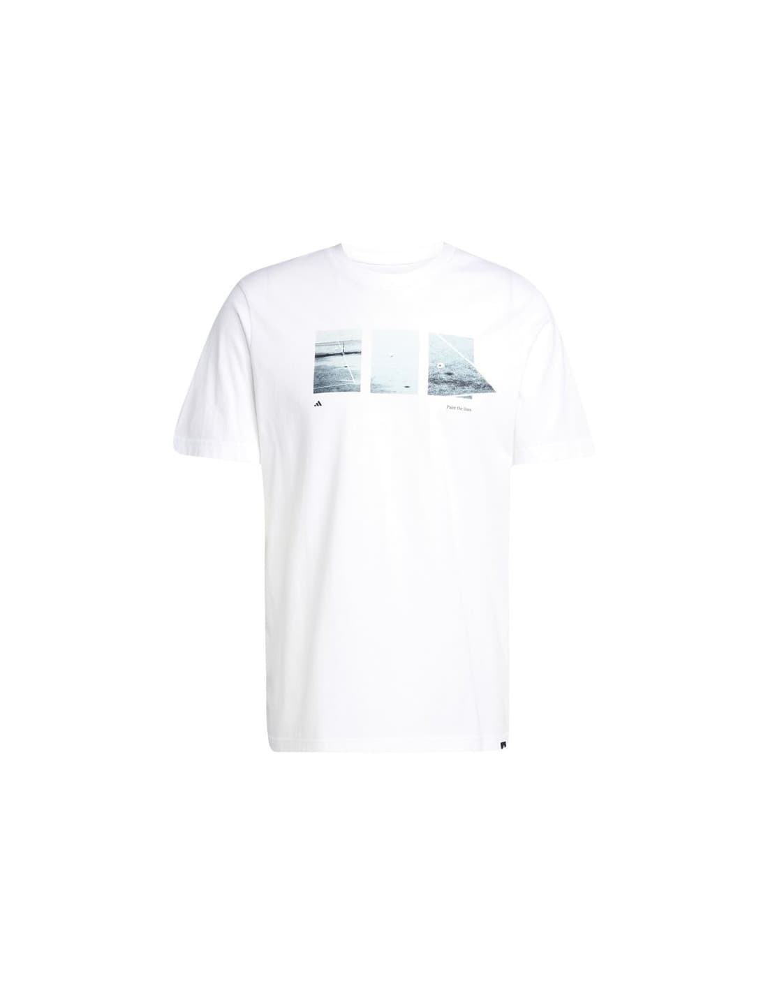 T-shirt adidas Lens Tennis Homme Blanc