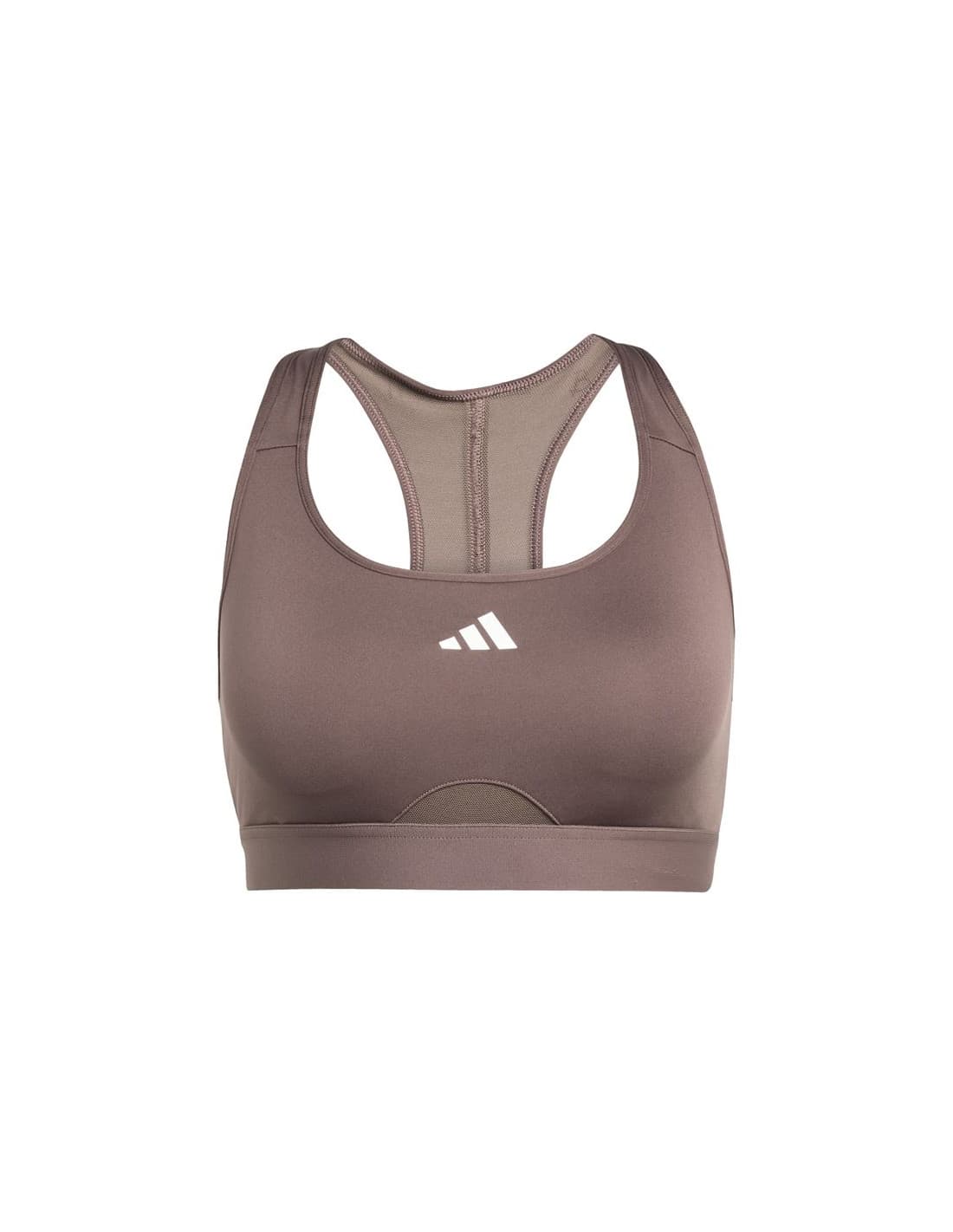 Brassiere de sport de Fitness adidas Pwrct Bra Femme Marron