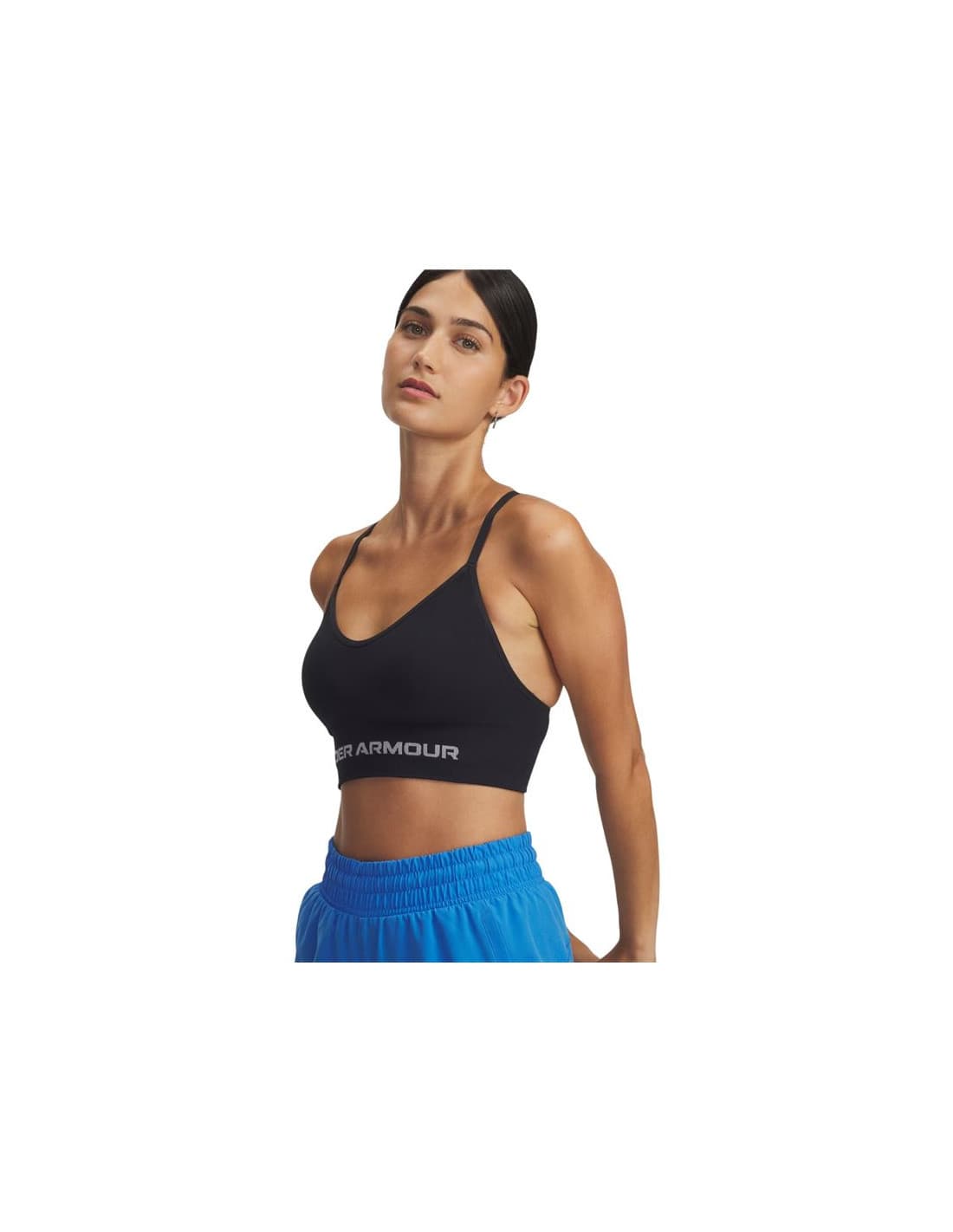 Brassiere de sport de Fitness Under Armour Vanish Seamless Low Bra Femme Noir