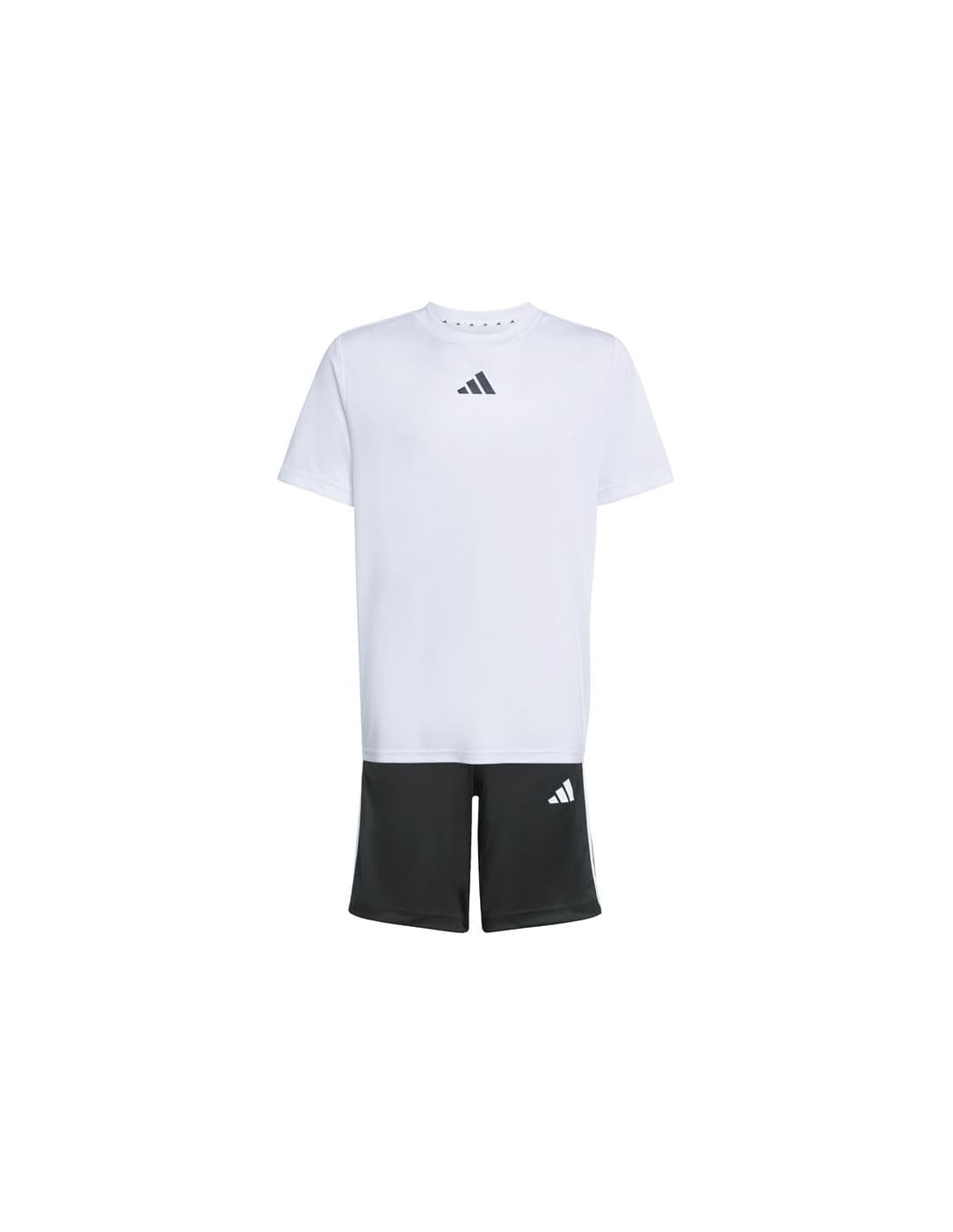 Ensemble de Fitness adidas Tr-Es 3Bandas Set Enfant Blanc / Noir