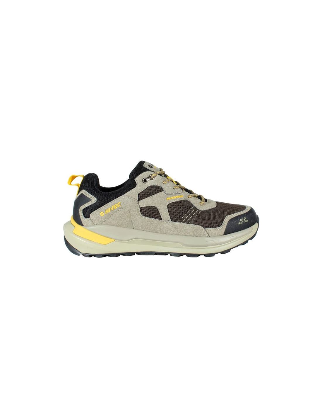 Chaussures de Montagne Rodera Low Wp Homme Dark Taupe/Chocolate/Lemon Curry