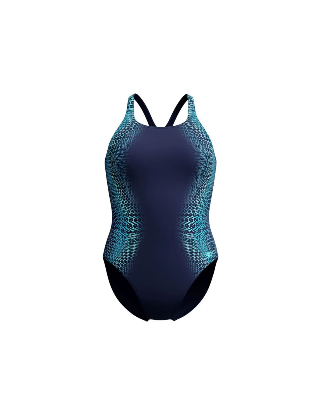 Maillot de bain Speedo Maillot imprimé numérique Medalist 1 pièce Femme Bleu