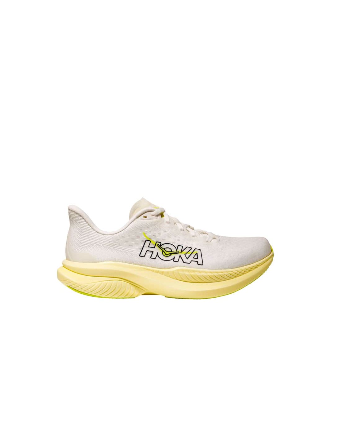 Chaussures de Running Hoka Mach 6 Femme Blanc/Neon Hoka
