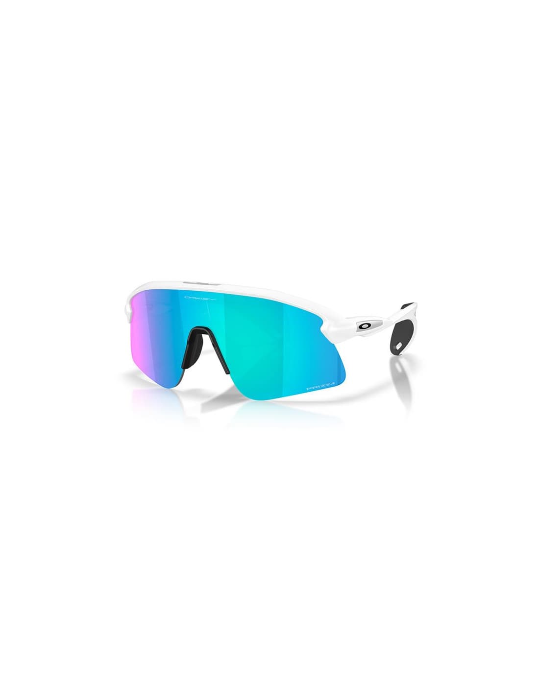 Lunettes de soleil Oakley Stunt Devil S Blanc Mat Prizm Saphir