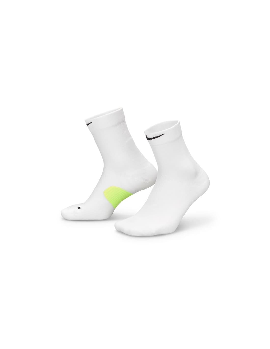 Chaussettes de Running Nike Fast Mwt Mcrw 1Pr Blanc