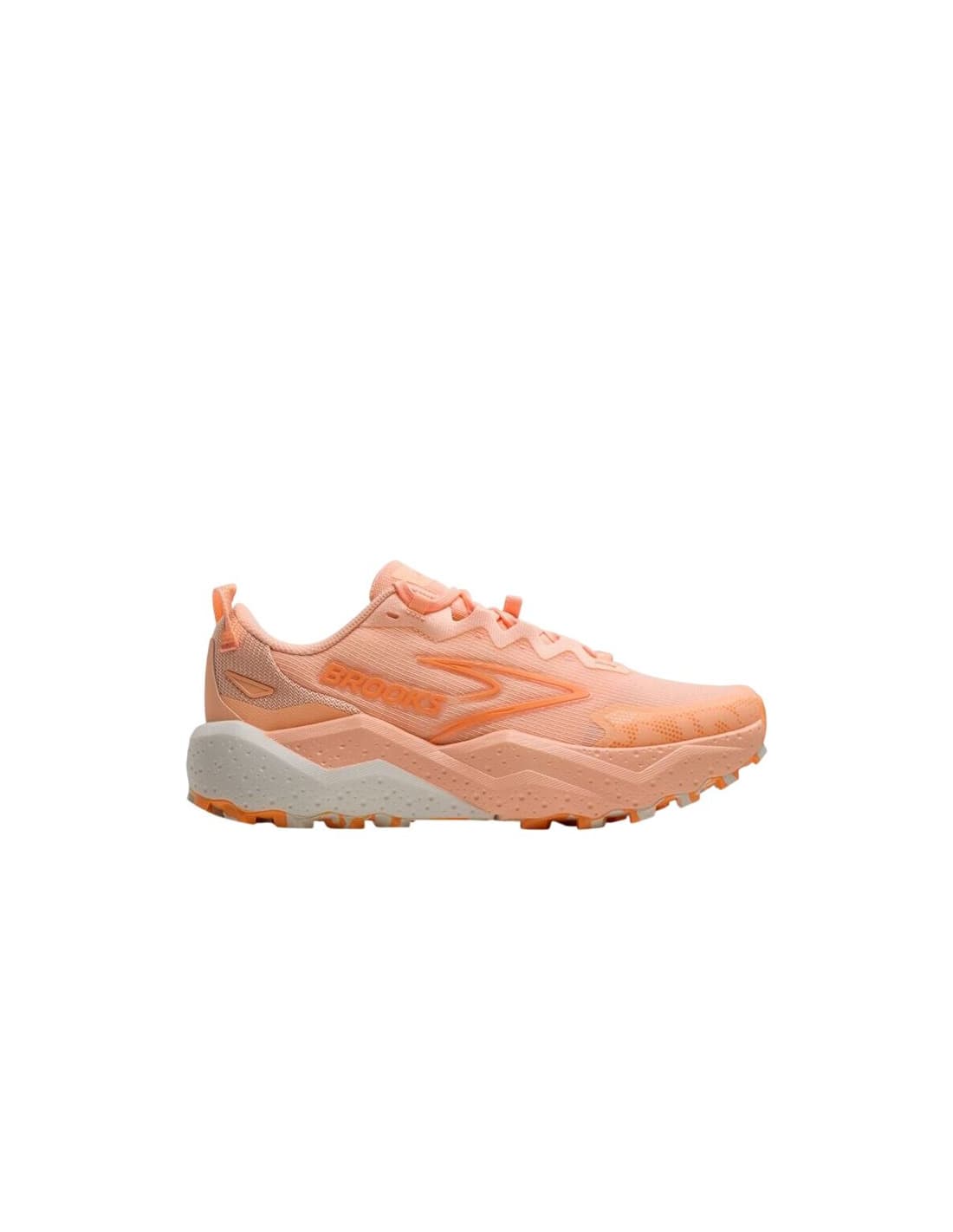 Chaussures de Trail Caldera 8 Brooks Pêche/Pêche/Coco Femme