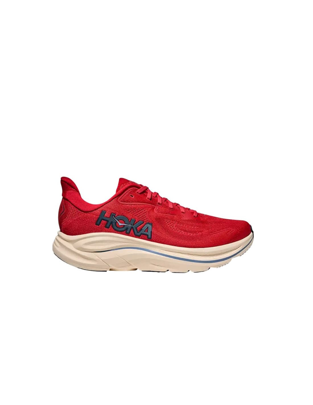 Chaussures de Running Hoka Clifton 10 Homme Vermillon/Bleu marine