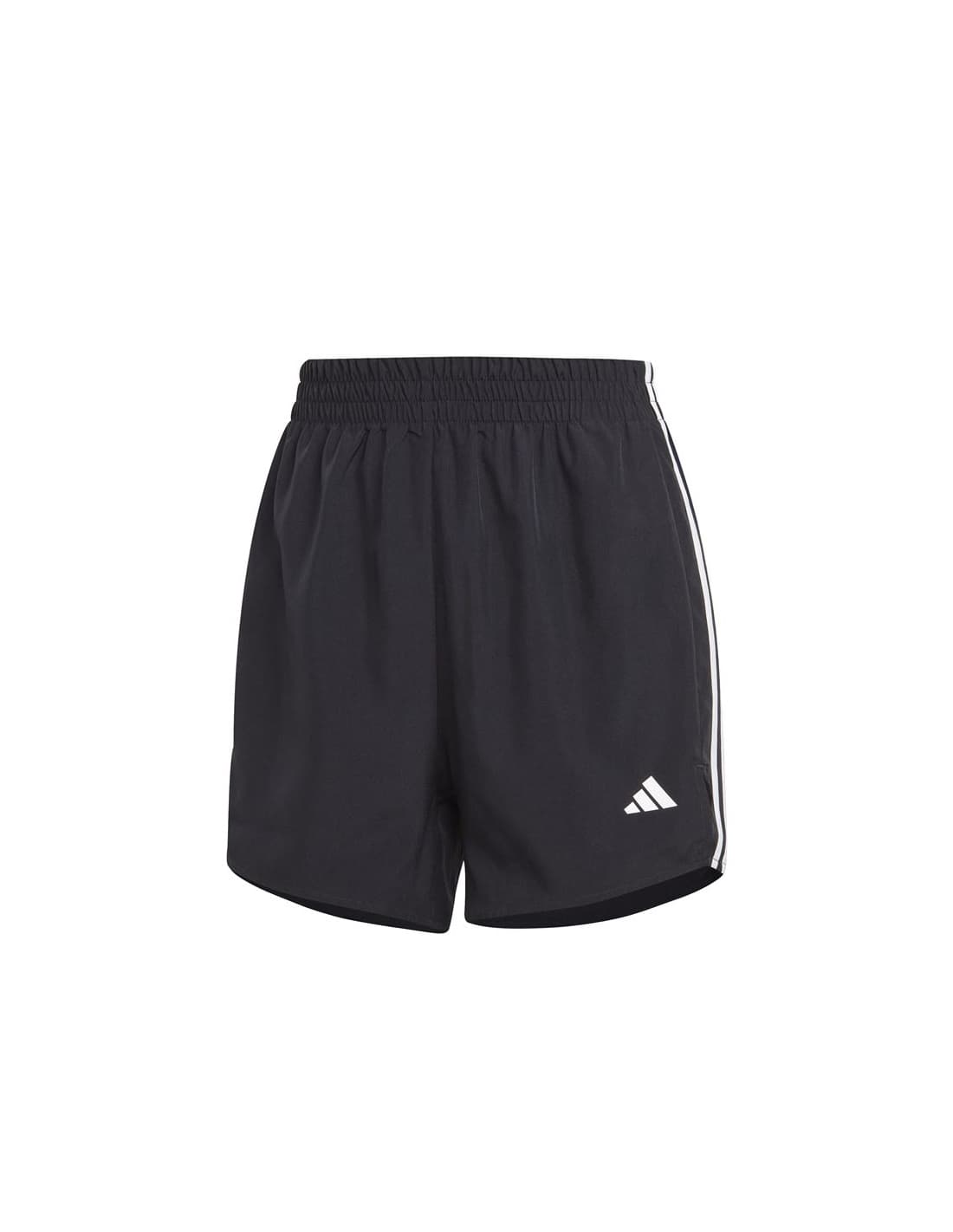 Pantalons de Fitness adidas 3 Bandas Short High R Femme Noir/Blanc