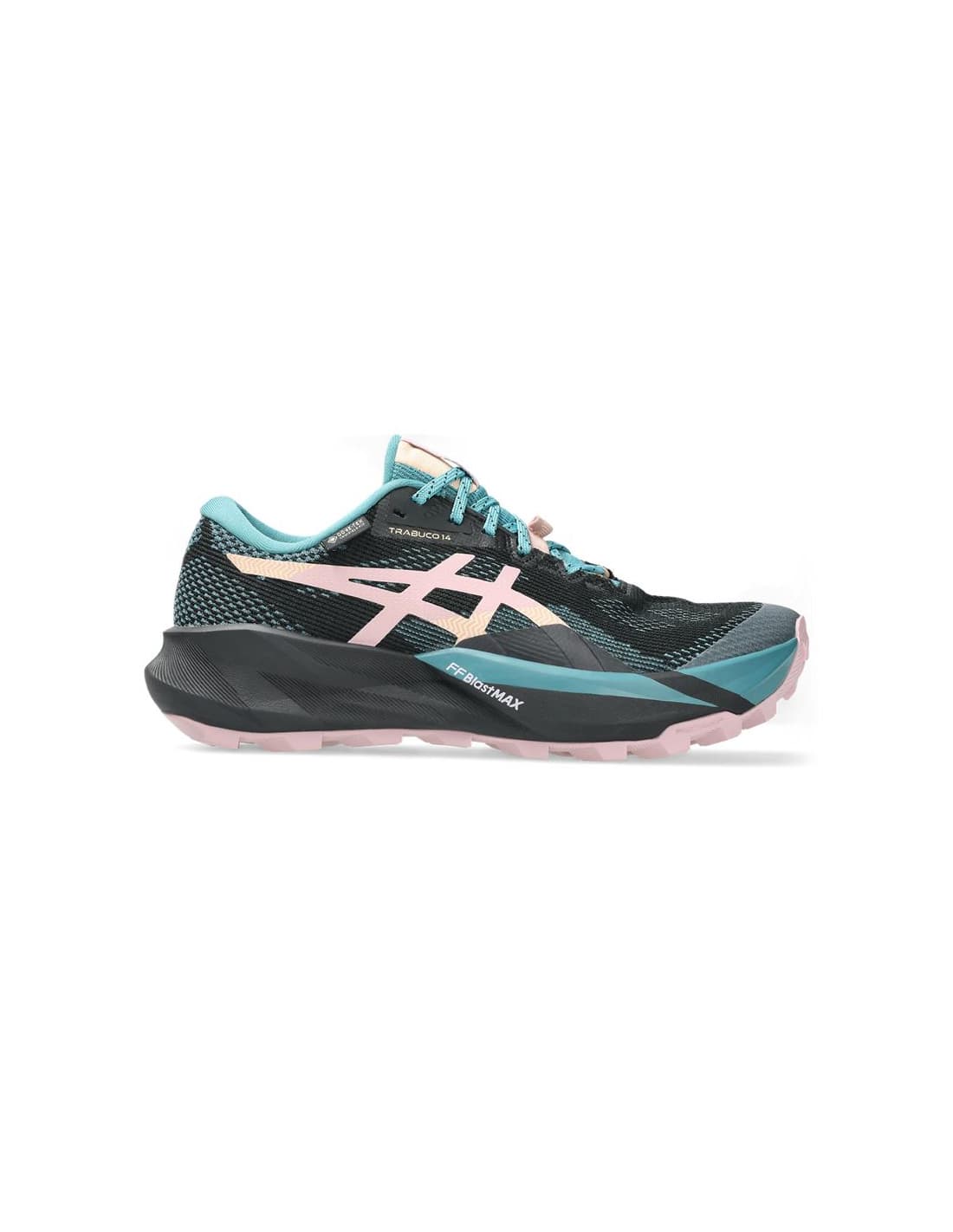 Chaussures de Trail ASICS Trabuco 14 Gtx Femme Noir/Morganite