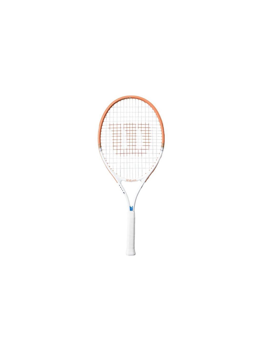 Raquette de Tennis Wilson Roland-Garros 2026 Elite Jr 25 Enfant Orange/Blanc