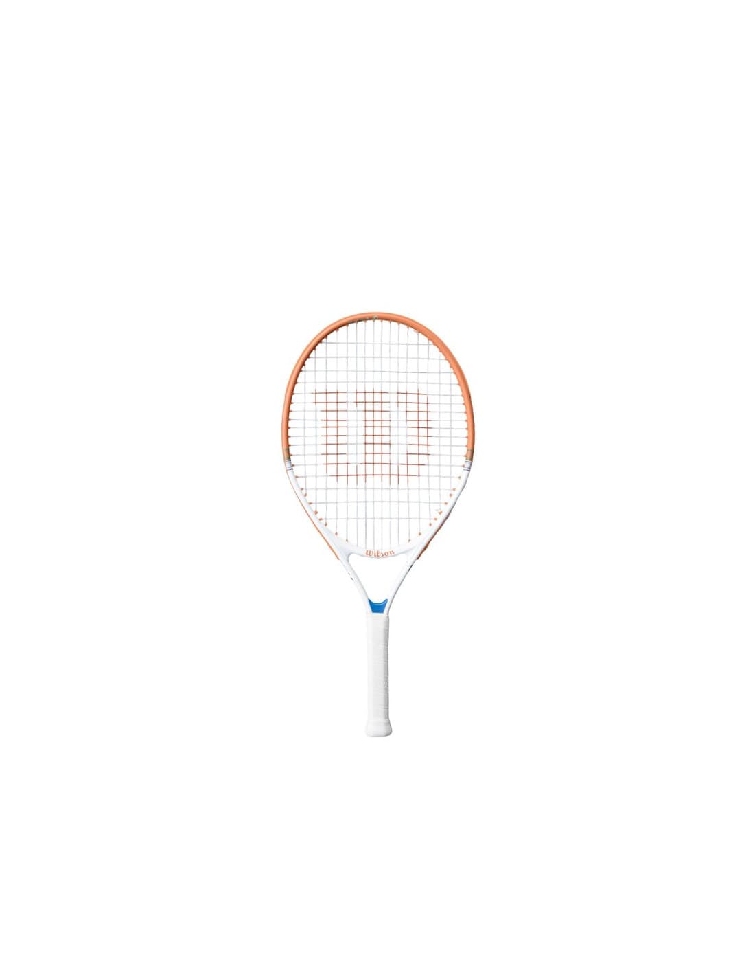 Raquette de Tennis Wilson Roland-Garros 2026 Elite Jr 23 Blanc/Orange