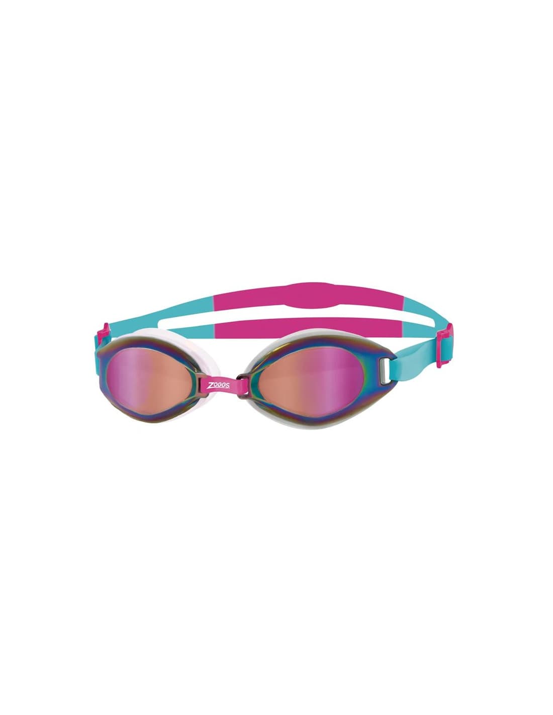 Lunettes de natation Zoggs Endura Miroir Aqua/Rose