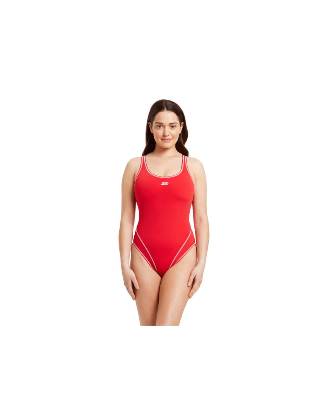 Maillot de bain de Natation Zoggs Wire Masterback Femme Rouge