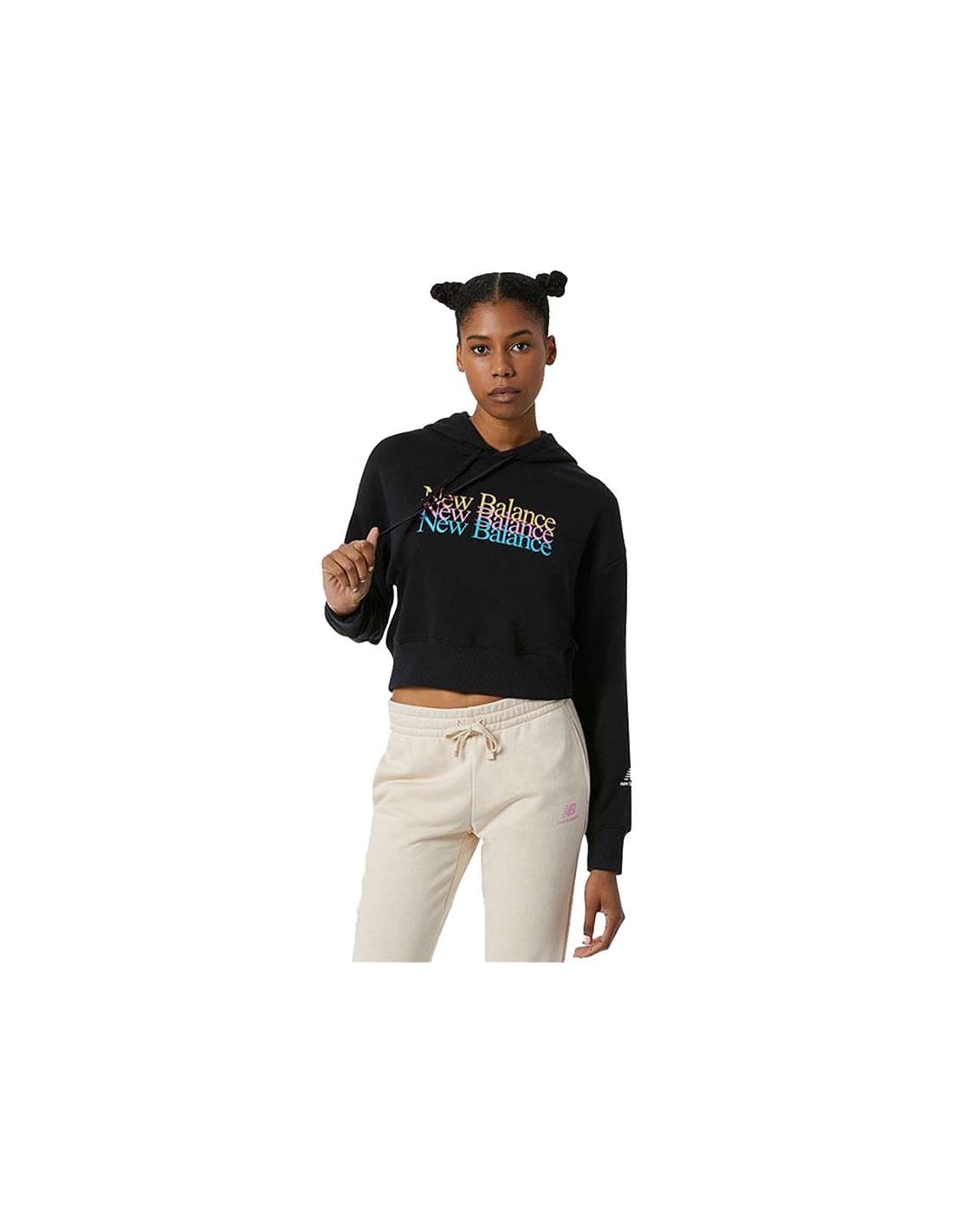 Sweat New Balance Essentials Célébrer Fleece W Noir