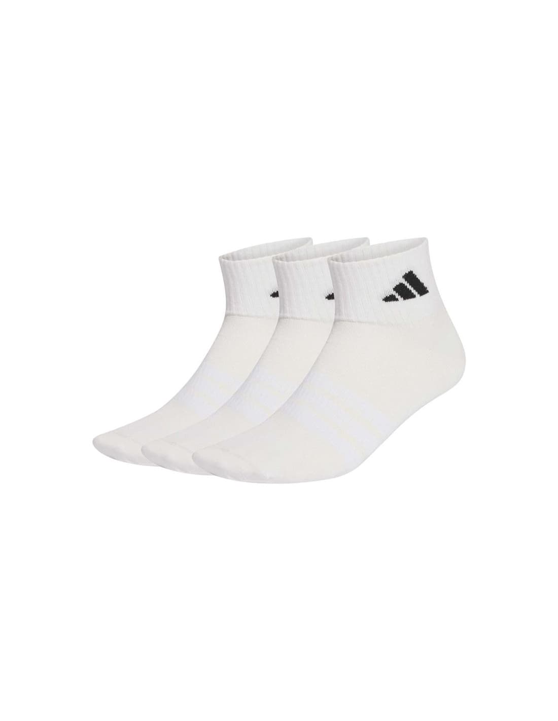 Chaussettes adidas Ess Ank 3P Blanc/Blanc/Noir