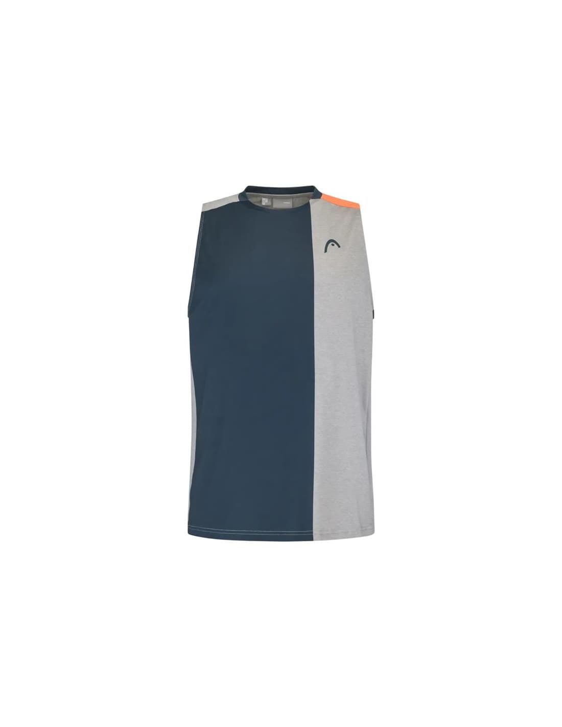 Maillot de Pádel Head Padel Tank Haut Homme gris/orange