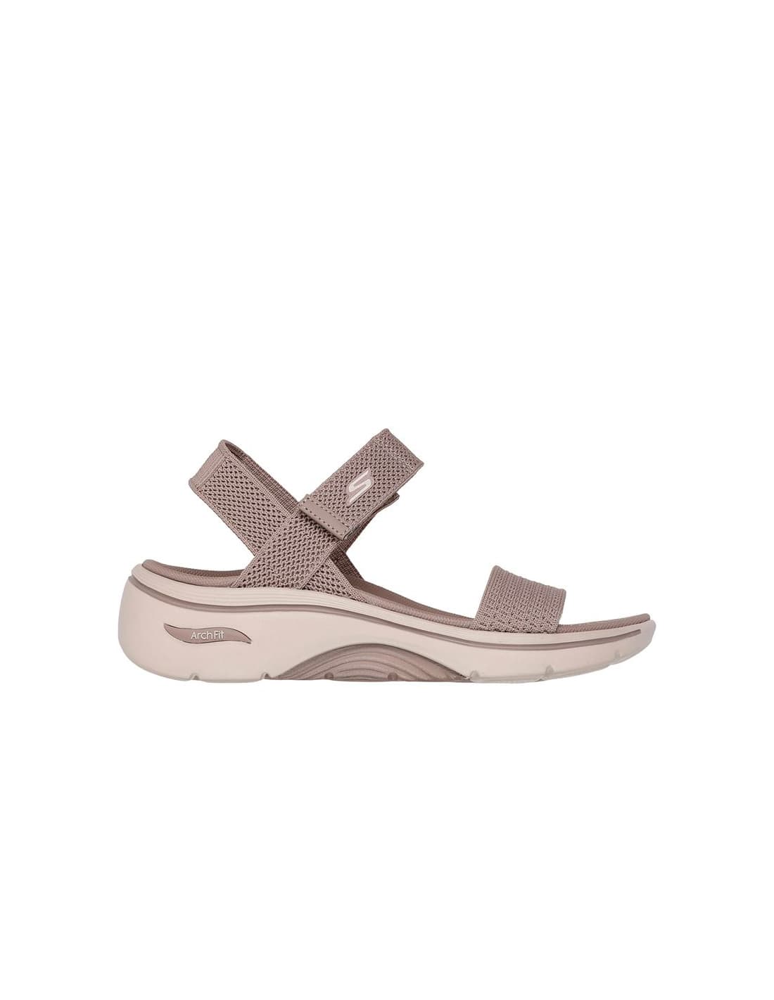 Sandales Skechers Go Walk Arch Fit 2.0 Femme couleur taupe
