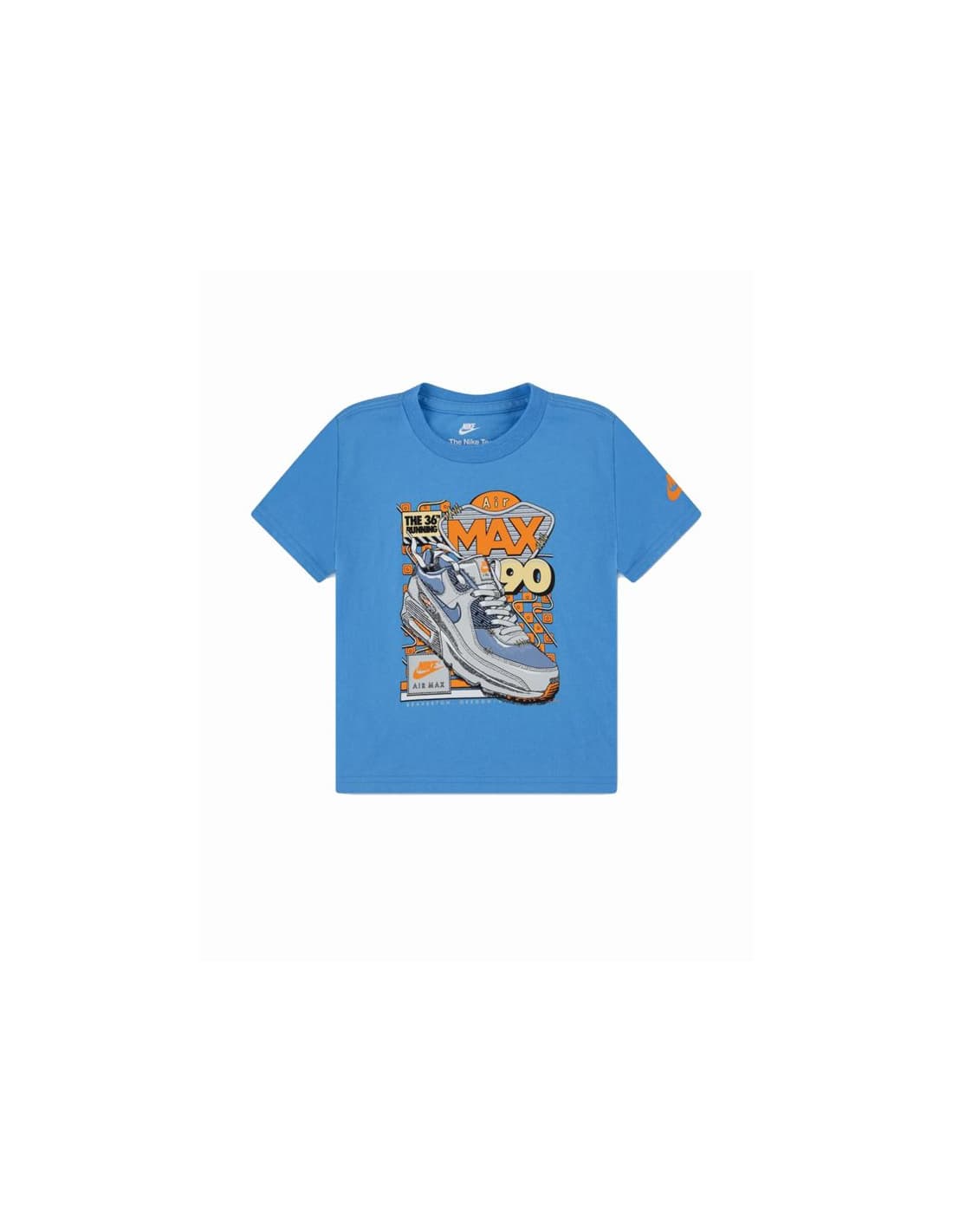 Baskets Nike Air Max T-shirt bleu universitaire Enfant