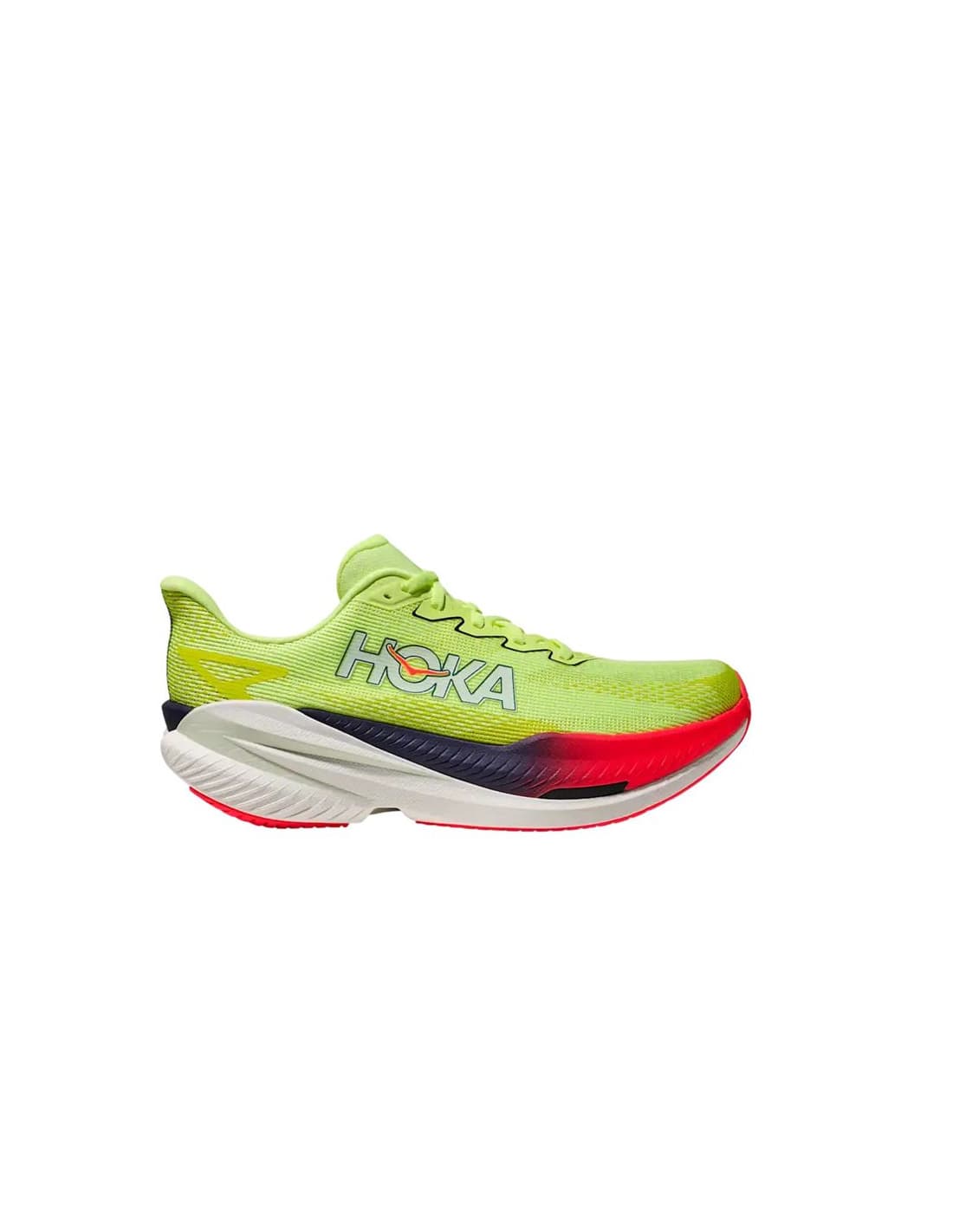 Chaussures Running Hoka Mach X 3 Homme coloris néon yuzu/calamar