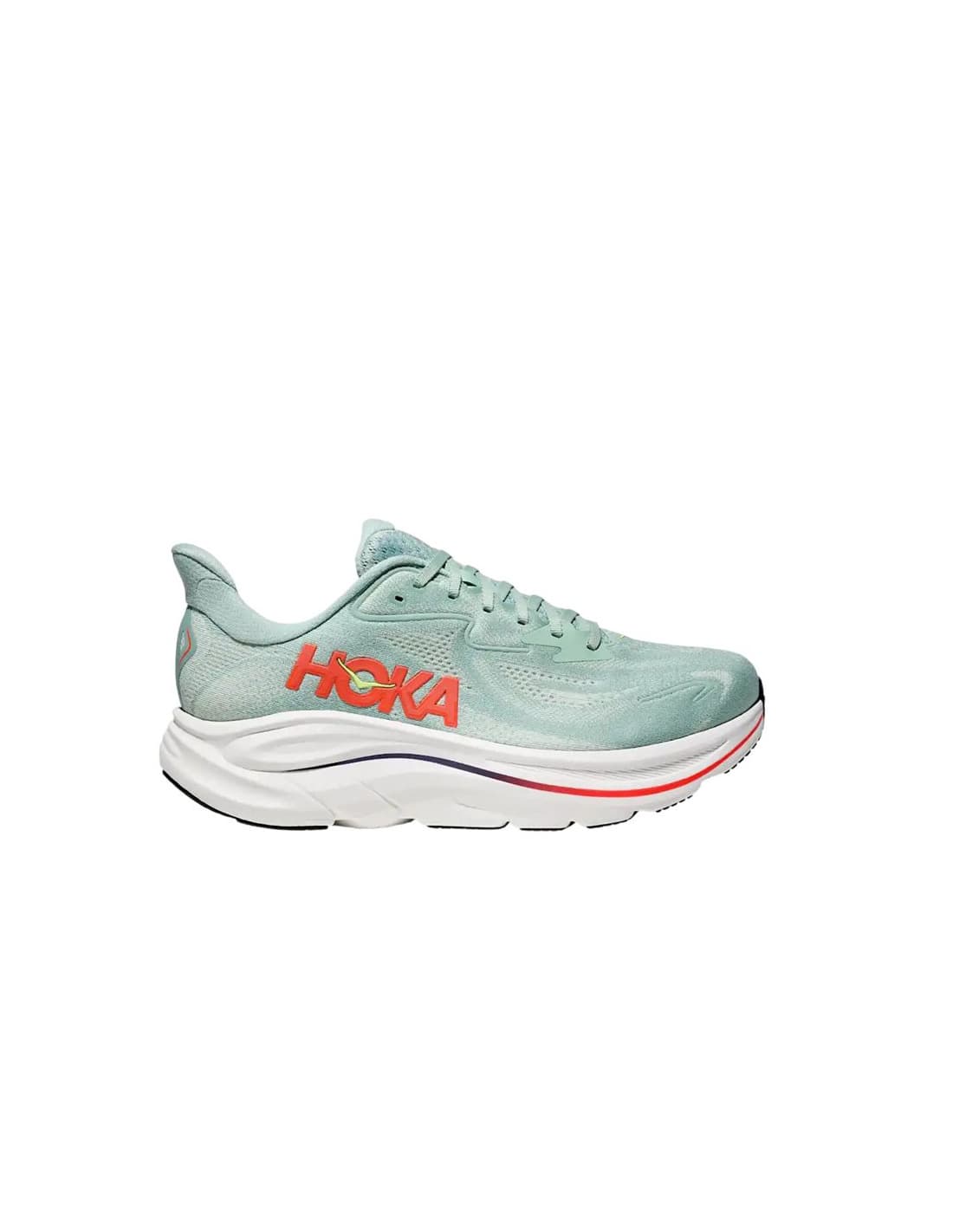 Chaussures Running Homme Hoka Clifton 10 Sauge/Néon