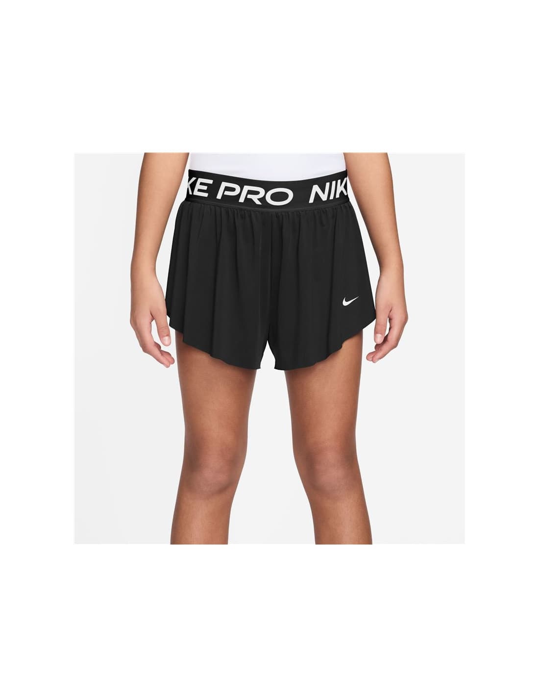 Pantalon Fitness Nike Pro Dri-Fit 2 en 1 Fille noir