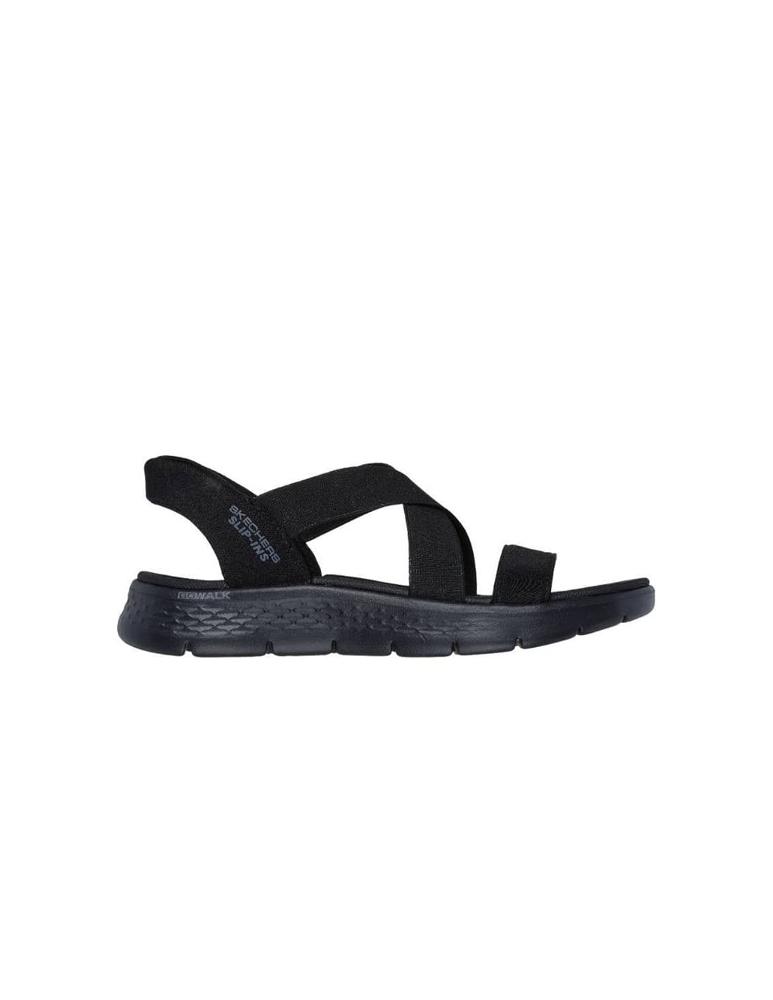 Sandales Skechers Go Walk Flex - Modèle Glimmer pour Femme en textile noir