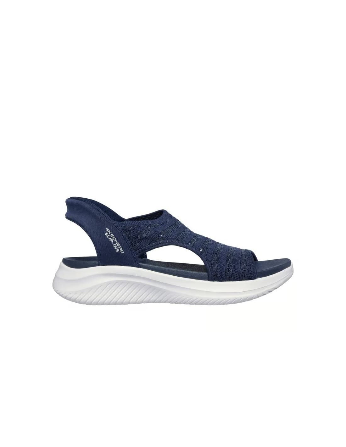 Sandales Skechers Ultra Flex 3.0 - Mocassins Sun - Combinaison/ Singe bleu marine Femme