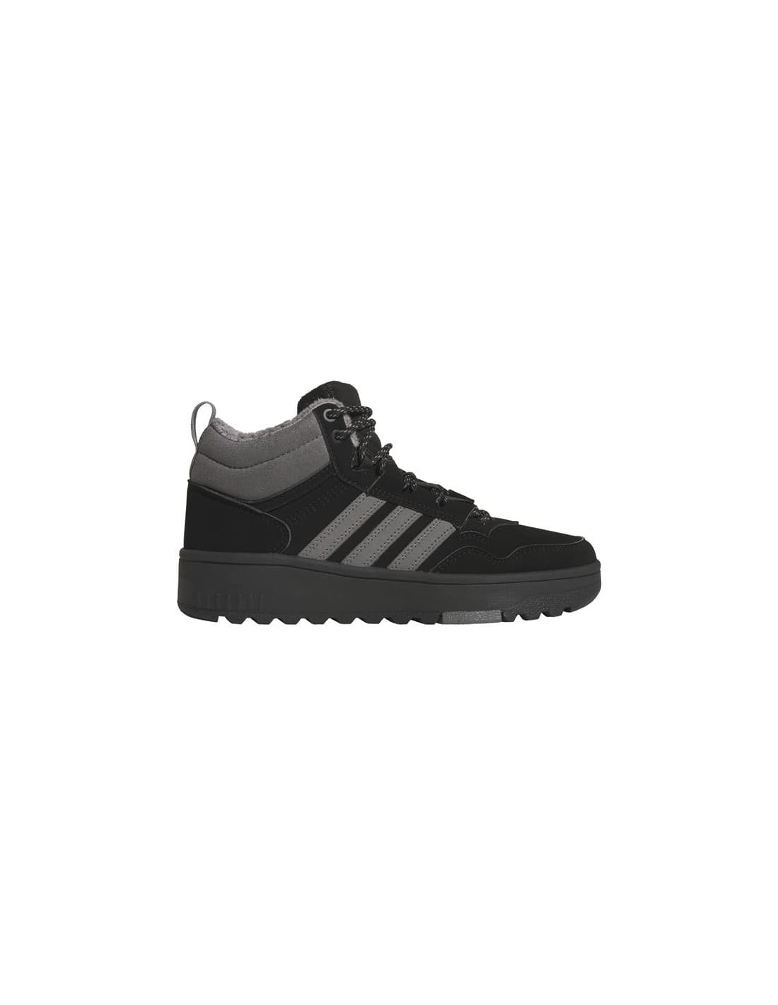 Chaussures d'hiver adidas Hoops 4.0 Mid Enfant , noir/gris/noir