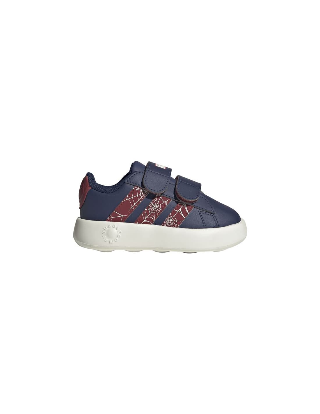 Chaussures Enfant adidas Grand Court Spider-Man CF bleu foncé/bordeaux/blanc cassé