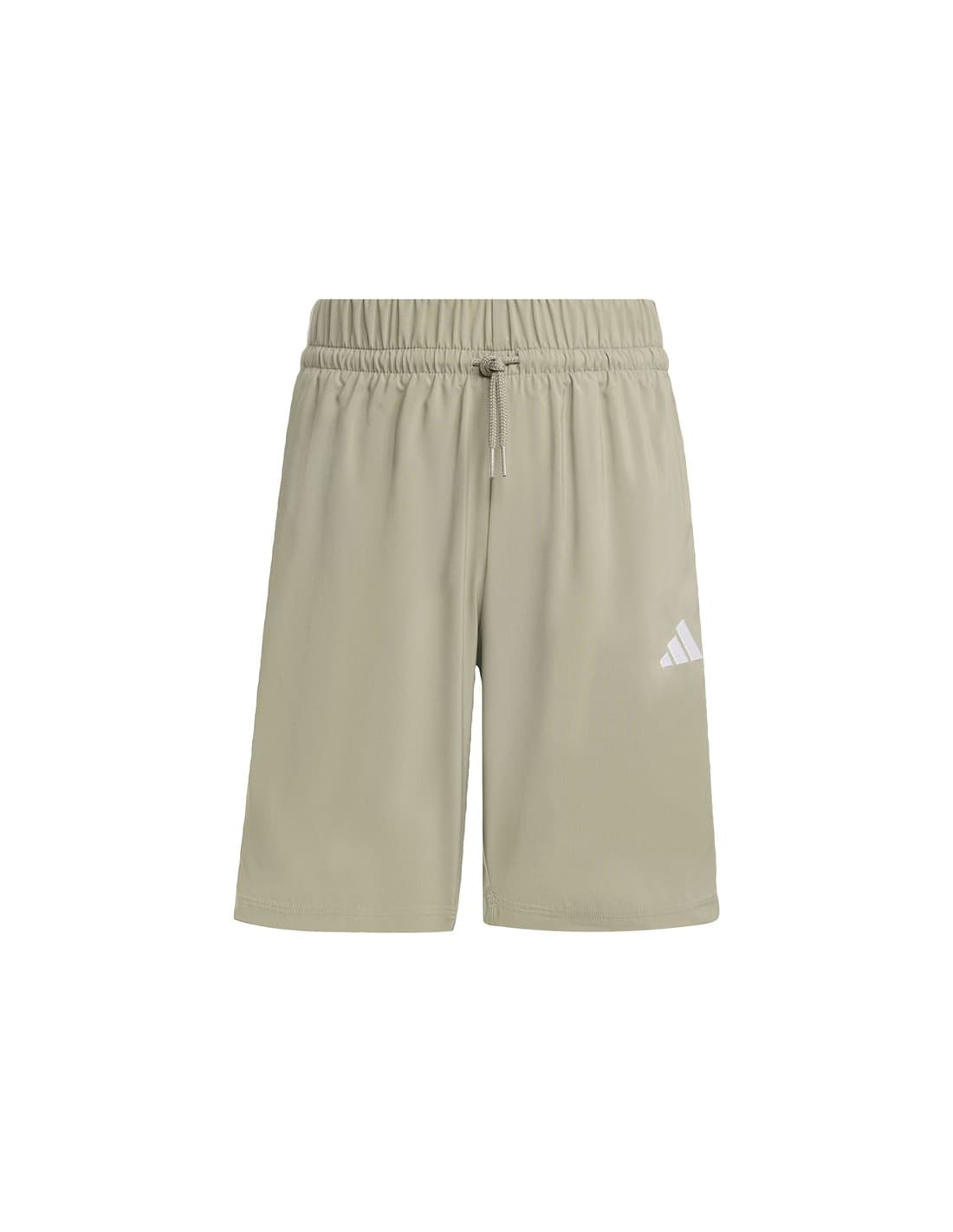 Pantalon Enfant adidas 3-Stripes Wv Sh Argent Galet / Blanc