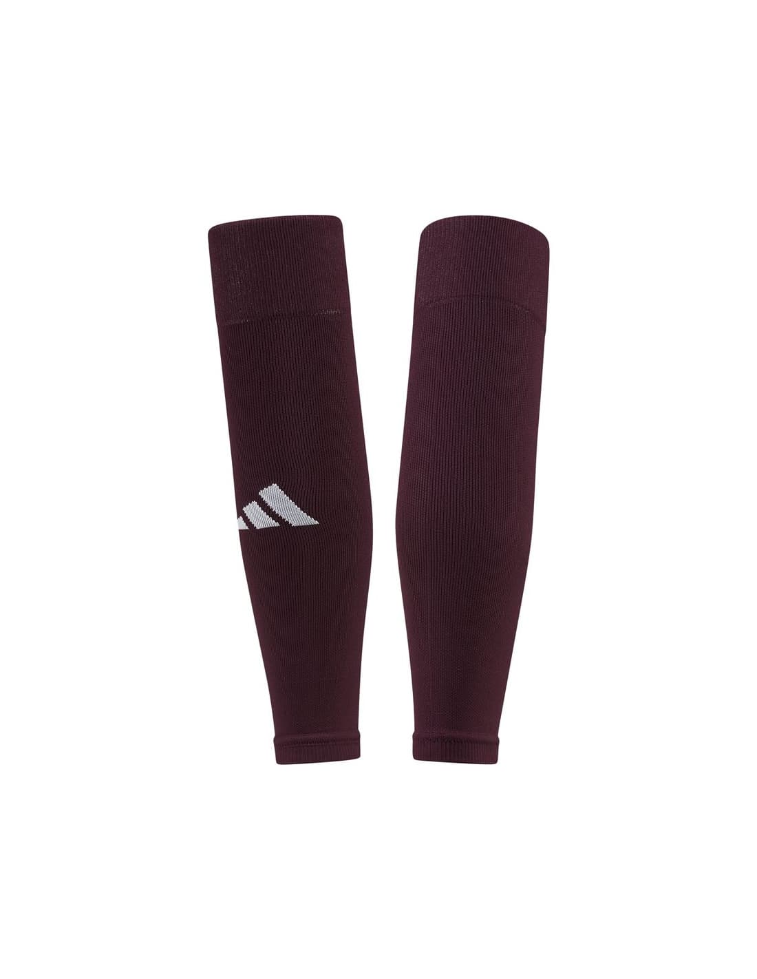 Chaussettes Football adidas Milano à manches longues, bordeaux/blanches