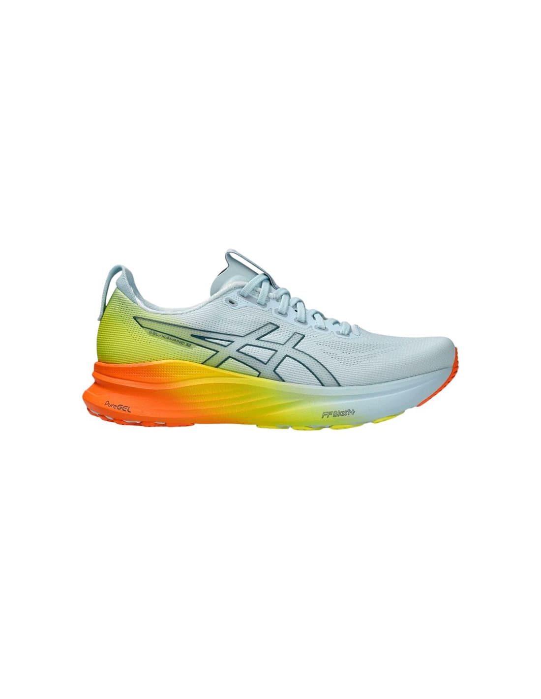 Chaussures Running ASICS Gel - Kayano 32 Homme coloris Sky/Jaune