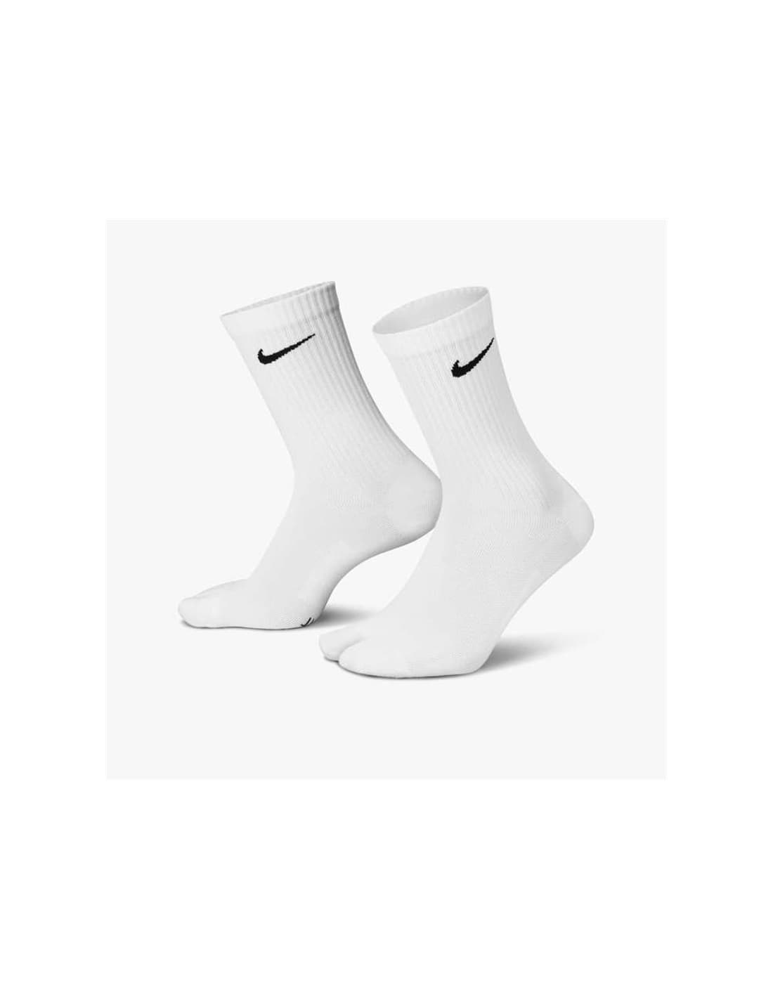 Chaussettes Nike Everyday Plus légères, blanches et noires