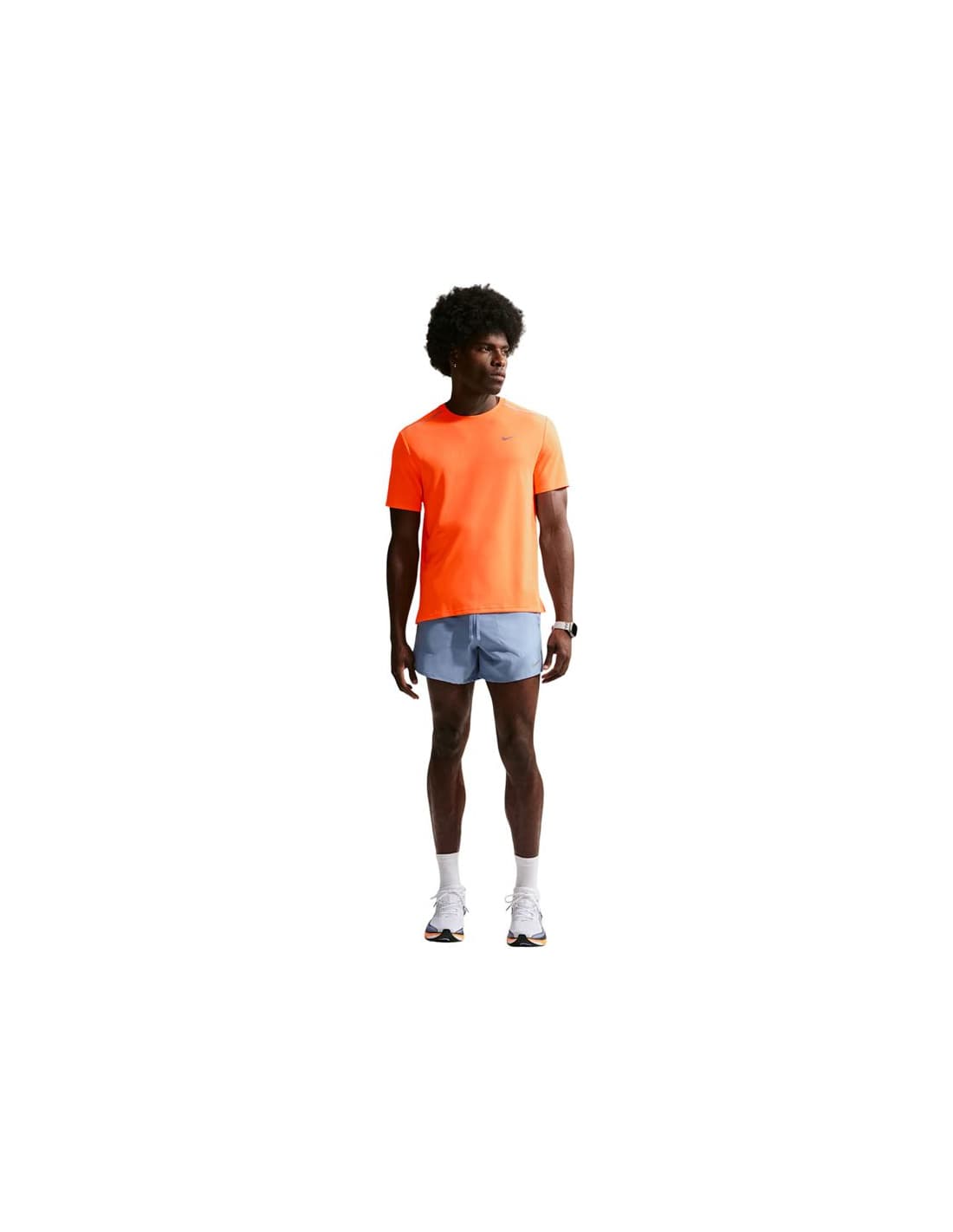 T-shirt Running Nike Dri-FIT Running Homme coloris Ice Volt/Barely Volt