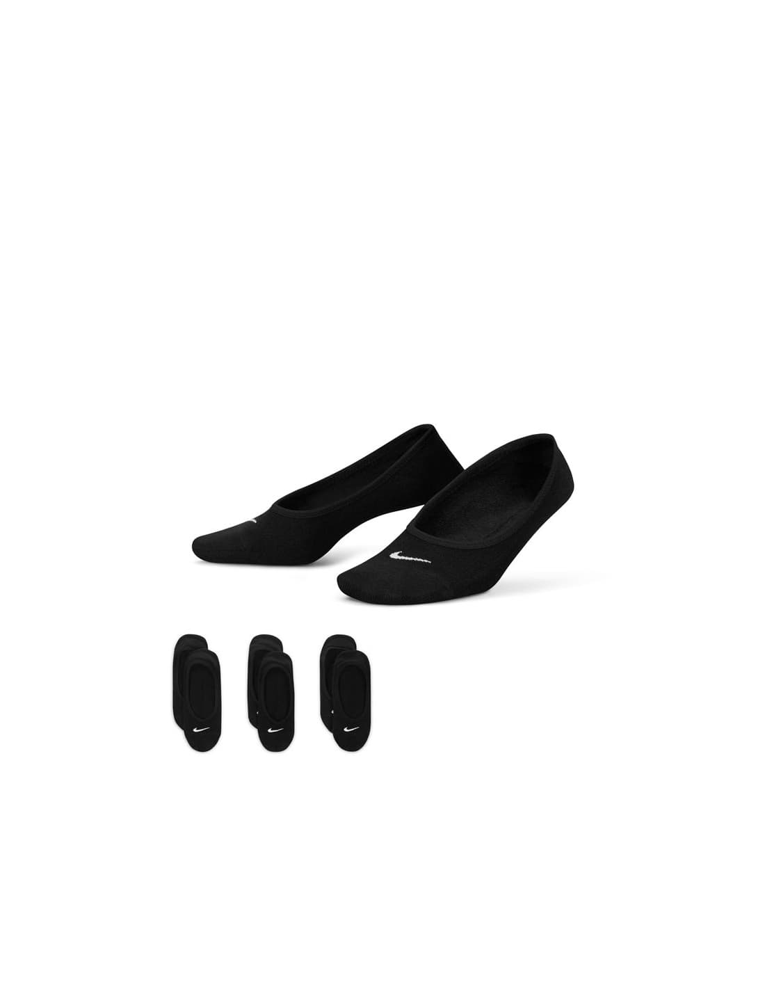 Chaussettes Fitness légères Nike Everyday (3 paires) Femme noires