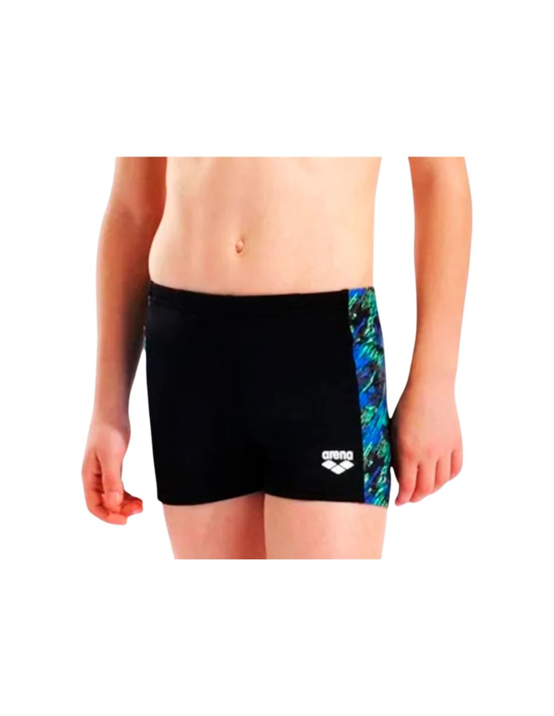 Maillot de bain Enfant Arena Draft Swim, noir/bleu, Plage et piscine