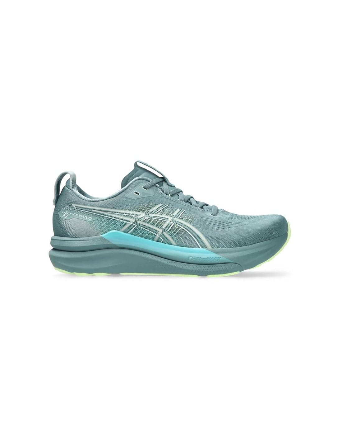 Asics Gel - Kayano 33 Chaussures Running Homme Bleu sarcelle/Jaune