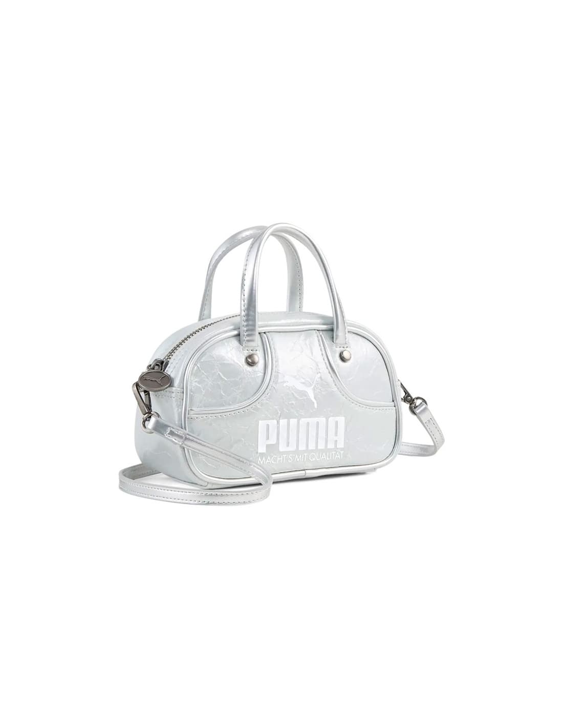 Sac Puma 1976 Lustre Micro Grip Femme gris plume métallisé