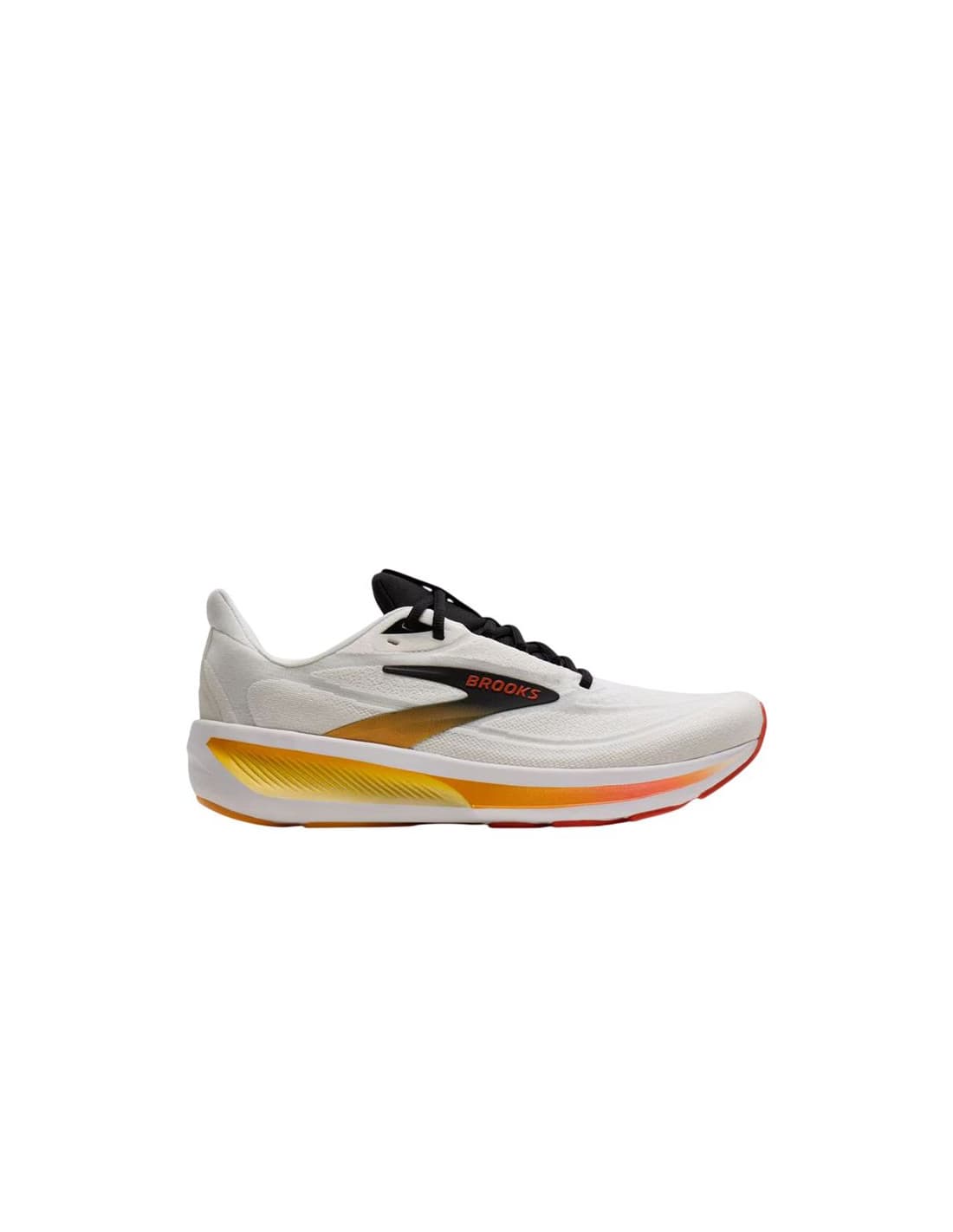 Chaussures Running Brooks Revel 9 Homme , blanc/orange/noir
