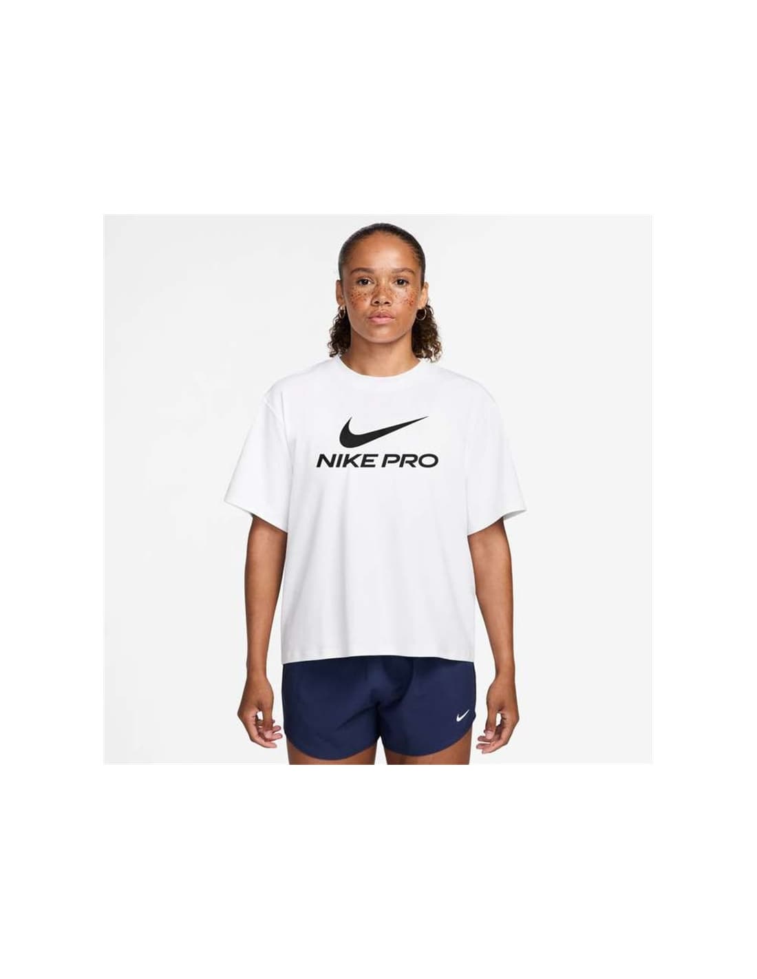 T-shirt Fitness Nike NP DF 365 SS ample Femme blanc