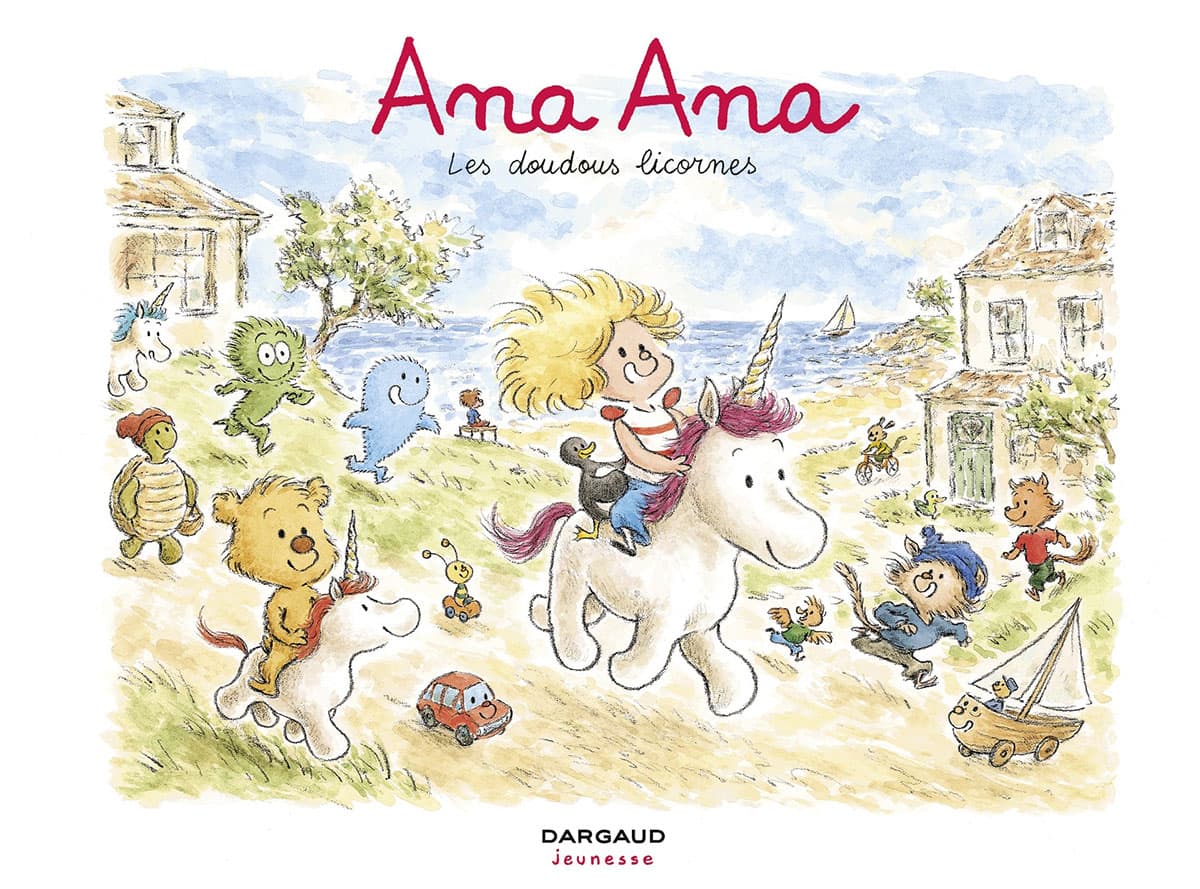Tous les enfants adorent les licornes. Et voilà que Ana Ana rêve elle aussi d'une peluche licorne ! Les doudous sont inquiets d'être remplacés par un nouvel animal plus mignon qu'eux, et de finir oubliés dans un placard. Mais Touffe de Poil, qui n'est jamais à court d'idées, a trouvé la solution : se déguiser lui-même en unicorne pour faire croire à Ana Ana que son rêve a été exaucé.