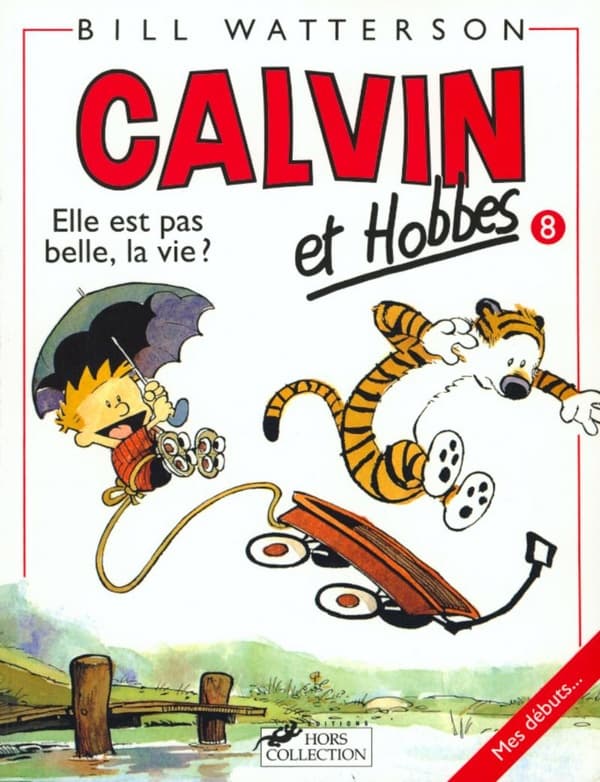 La bande dessinée la plus craquante du moment. Un chef d'oeuvre à ne pas rater !L'enfance est pleine de désillusions et pleine d'inventions aussi. Heureusement Calvin, petit garçon de 6 ans, un peu turbulent, déborde d'imagination. Aidé de son fidèle tigre en peluche et compagnon Hobbes, il sait rendre la vie piquante et drôle. Tout le monde y passe : les parents, les filles, la maîtresse d'école. Mais la principale activité de ce tendre Calvin est d'animer le club le D.E.F.I. (Dehors énormes filles informes), dont Calvin et Hobbes sont seuls membres actifs, et ils se déchaînent sur la pauvre Susie Derkins. On pourrait piocher à loisir les petites phrases assassines sur la société, qui montrent à quel point la vérité sort bien mieux de la bouche des enfants ! Tout le monde en prend pour son grade et c'est pour ça que c'est drôle. - Calvin : La plupart des gens pataugent toute leur vie ! Ils sont passifs, ils n'ont ni motivation ni ambition ! Ce n'est pas mon cas, j'aurai une existence épique ! Je vais affronter les problèmes de mon temps et changer le cours de l'histoire ! - Hobbes : Comment vas-tu t'y prendre ? - Calvin : Je vais rester assis là, comme ça le destin saura où me trouver quand le temps sera venu de changer le monde. - Hobbes : J'aurais dû prendre un bouquin. - Calvin : C'est une question de minutes maintenant. Le huitième tome des aventures de Calvin et Hobbes. Humour garanti !